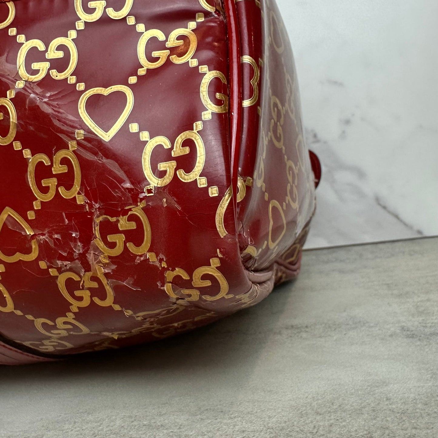 Gucci GG Valentine Medium Joy Boston Bag