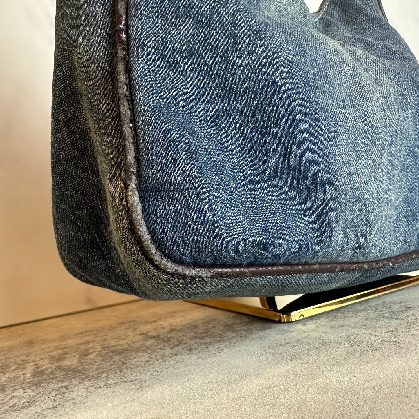 Fendi Denim Hobo Bag