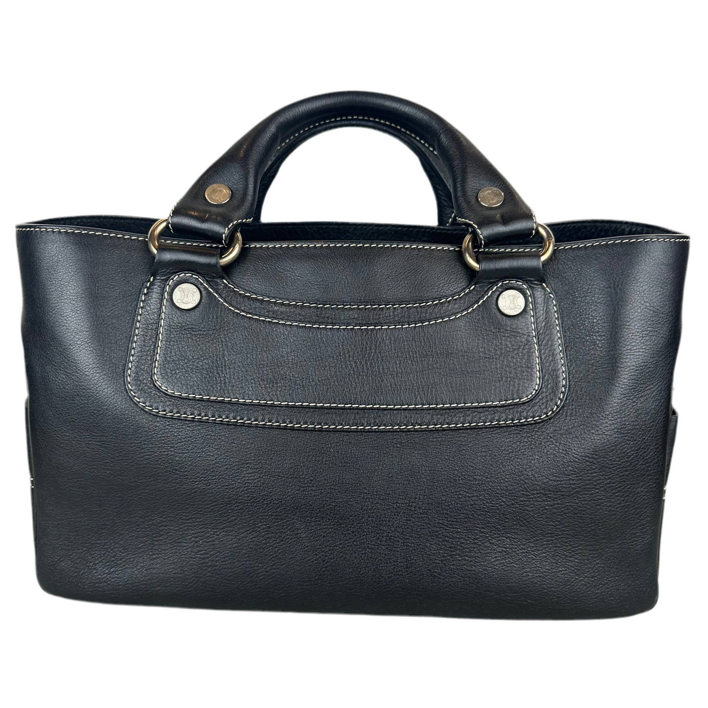 Celine Black Leather Boogie Bag