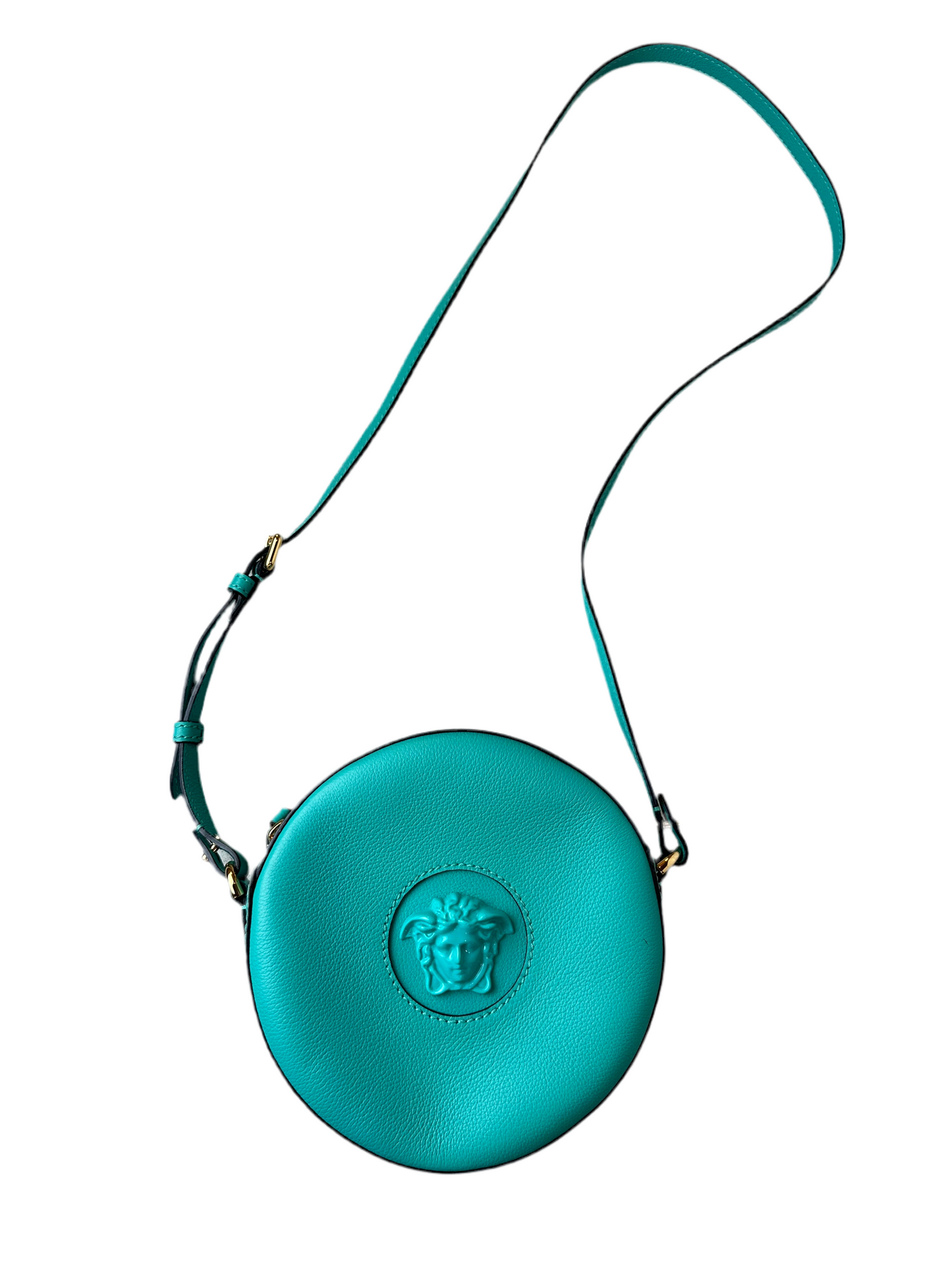 Versace Disco Medusa Head Leather Crossbody Bag