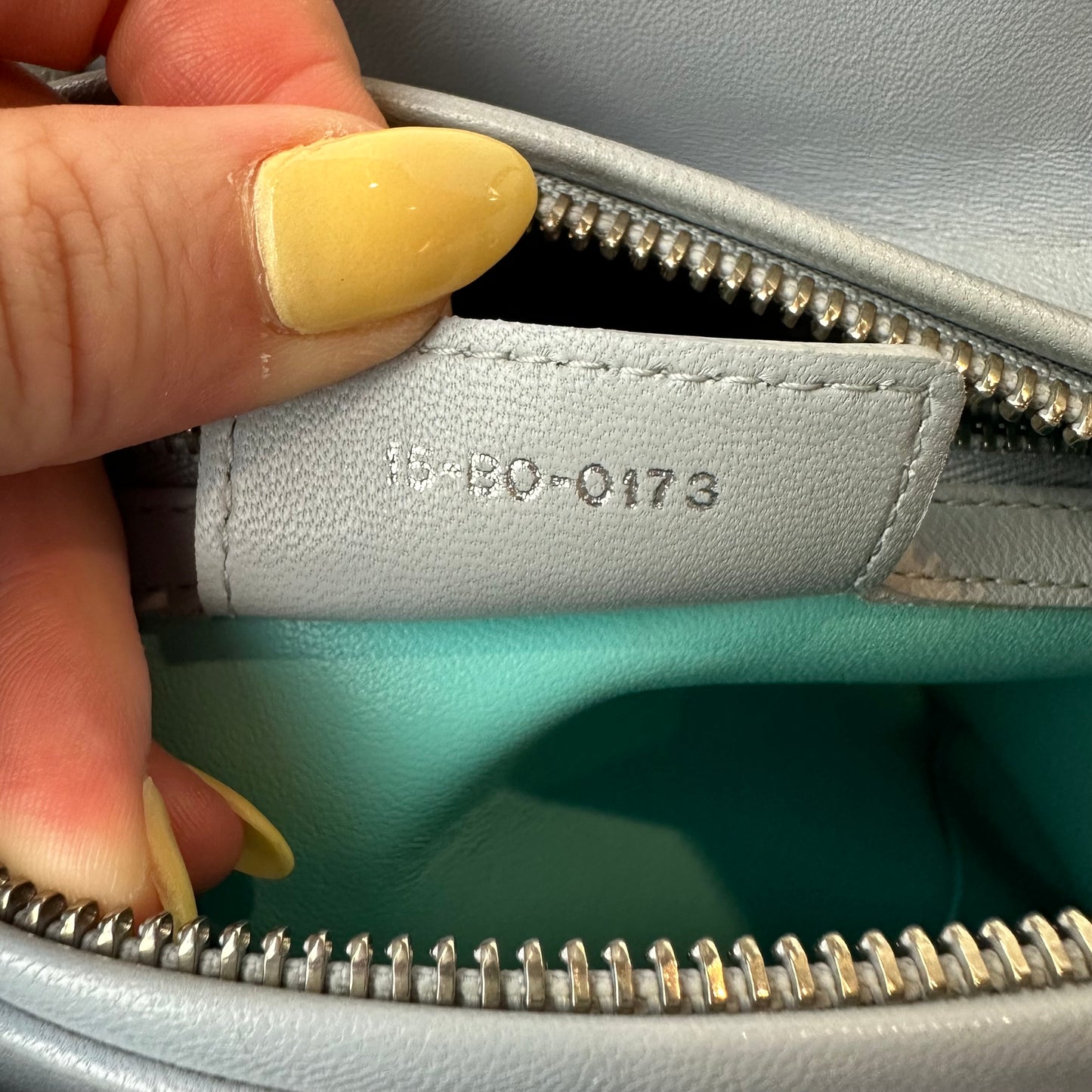 Christian Dior Lambskin Cannage Medium Bi-Color Lady Dior