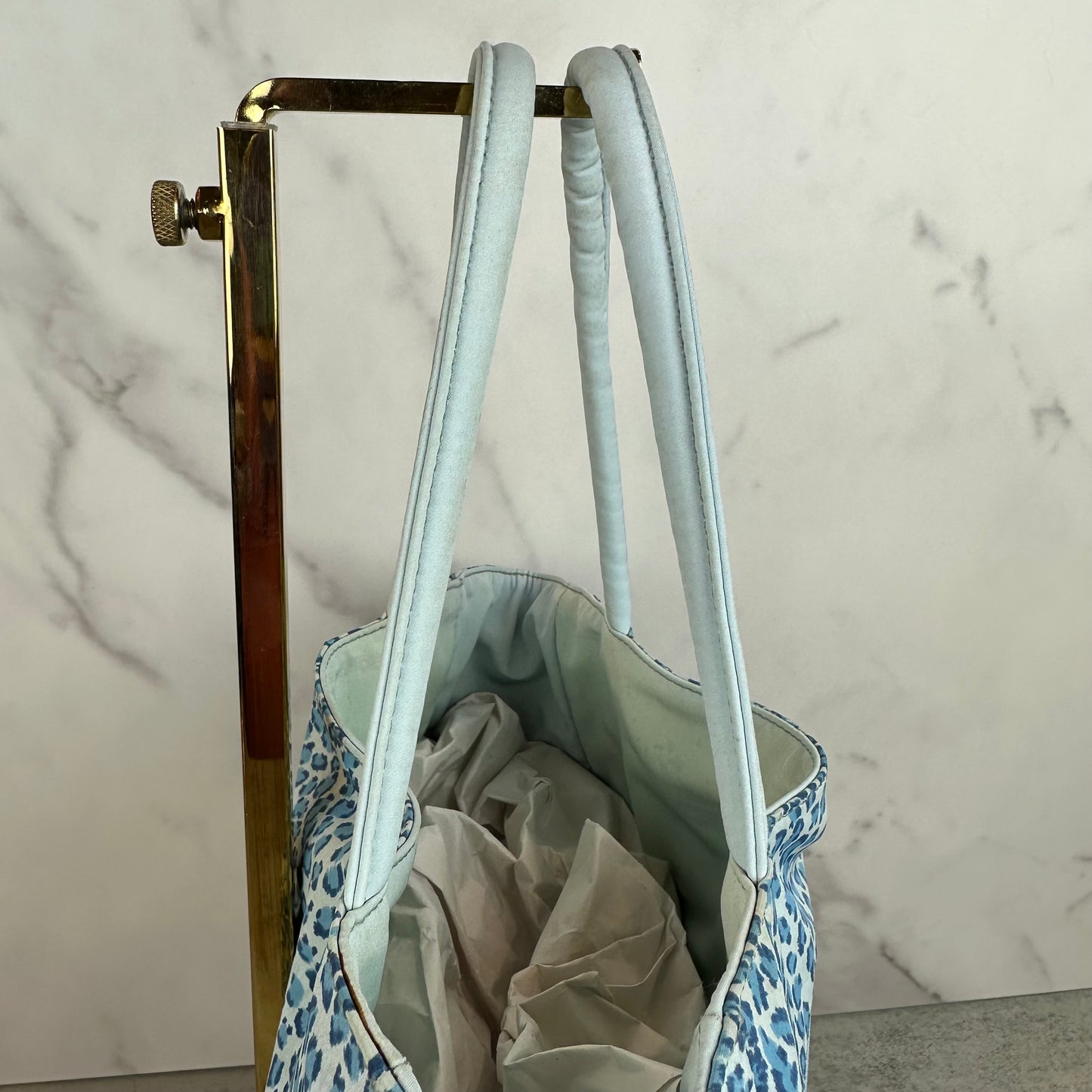 Bottega Veneta Leopard Print Shoulder Bag