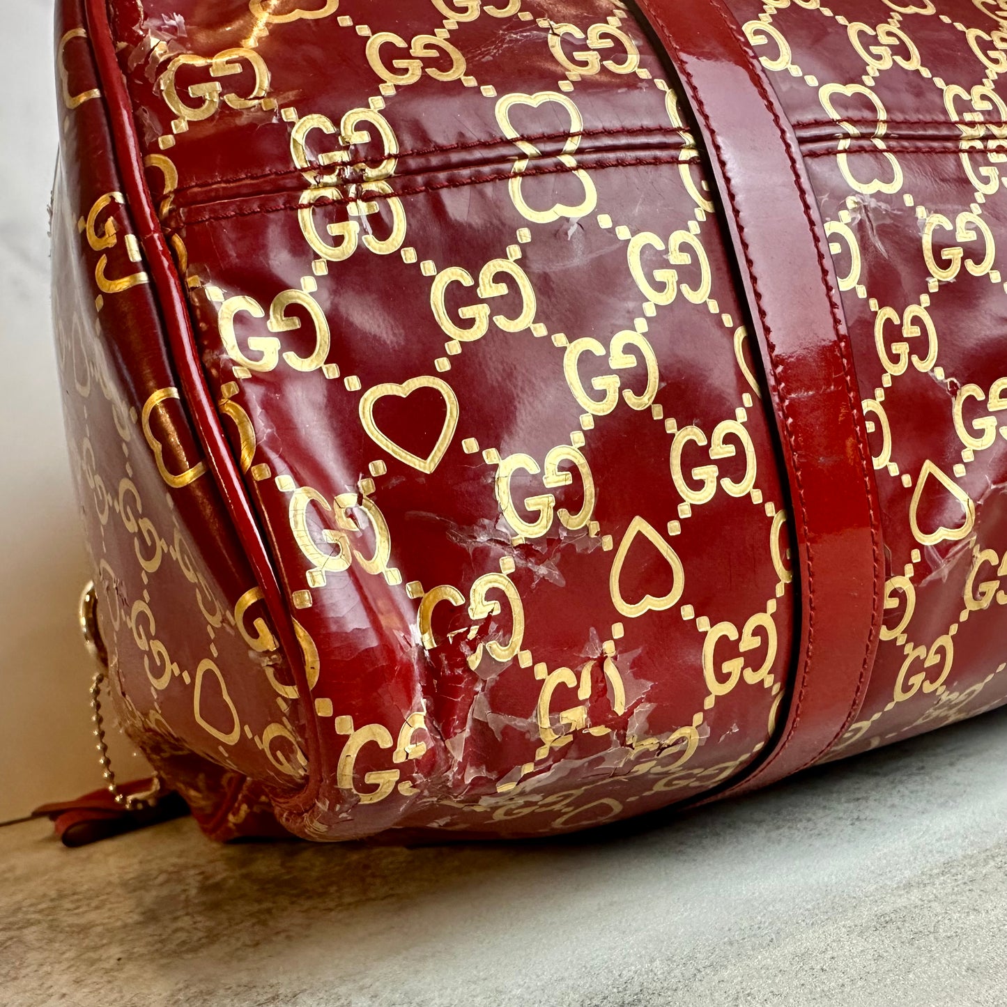 Gucci GG Valentine Medium Joy Boston Bag