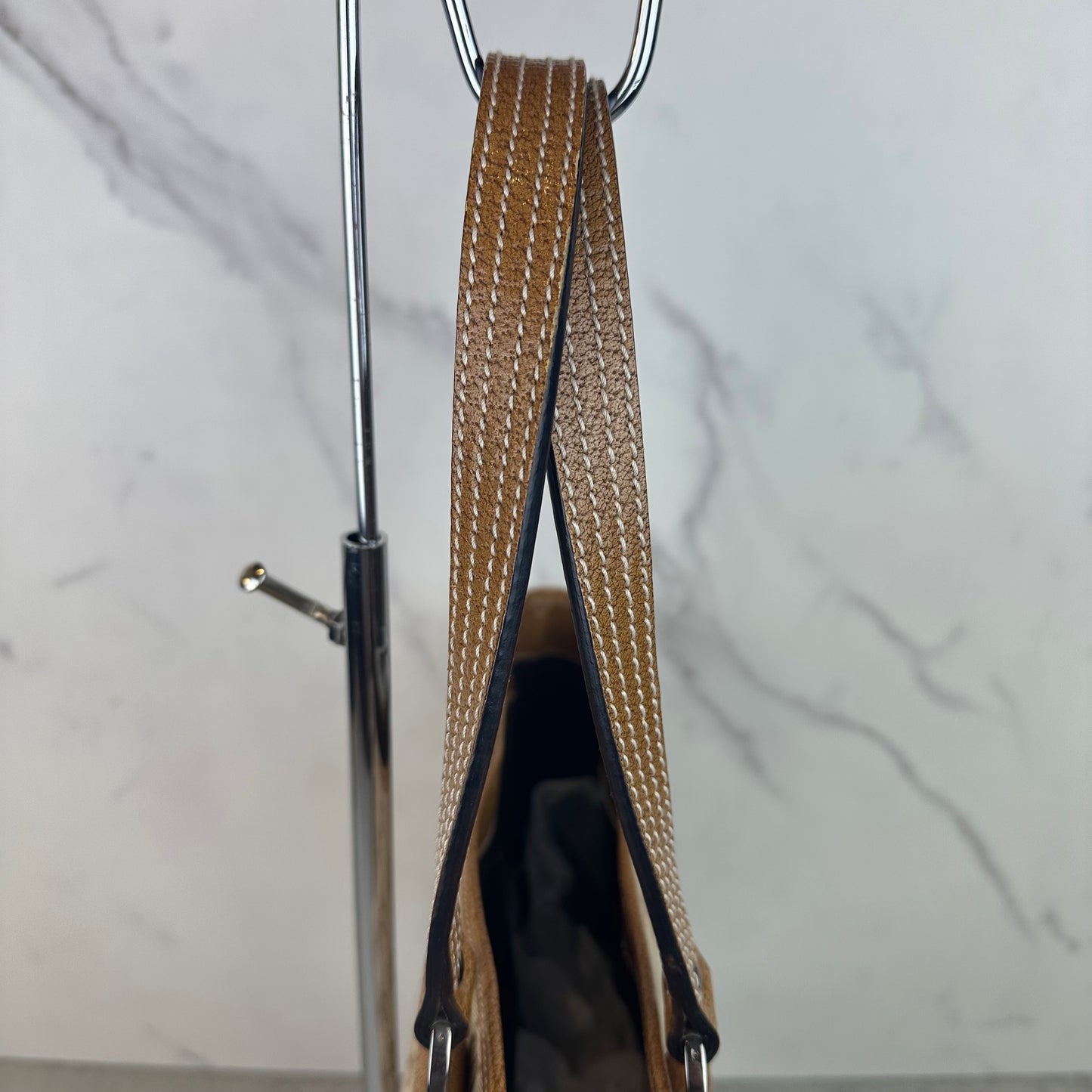 Gucci GG Monogram Canvas & Leather Tote