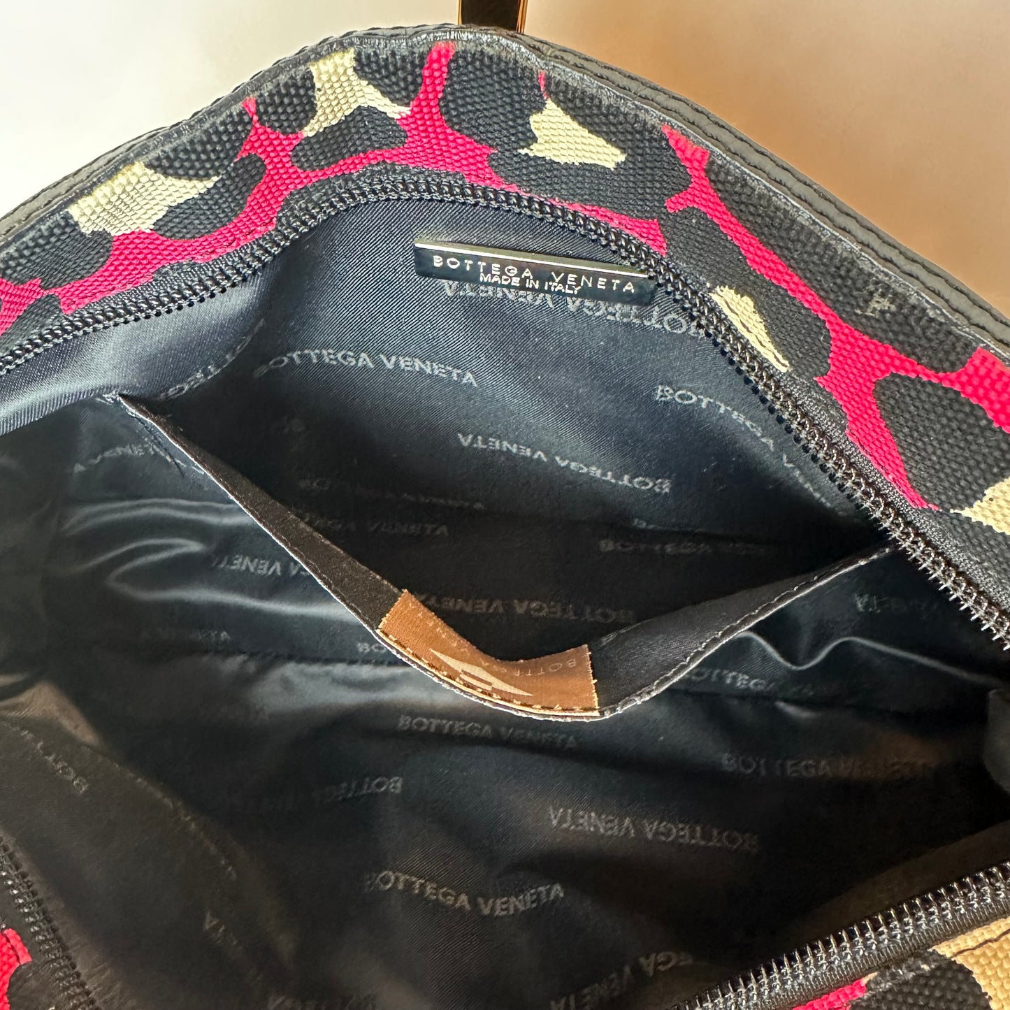 Bottega Veneta Vintage Leopard Shoulder Bag