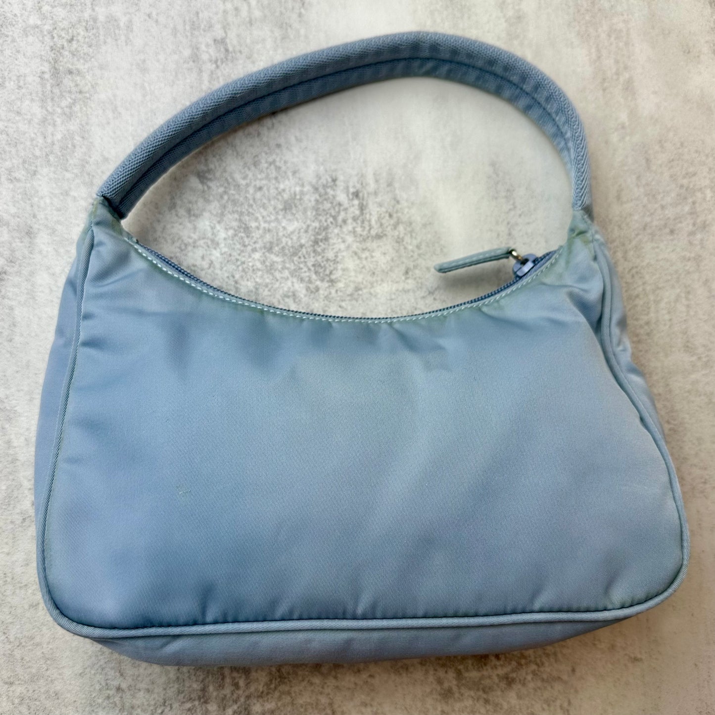 Prada Blue Nylon Pochette