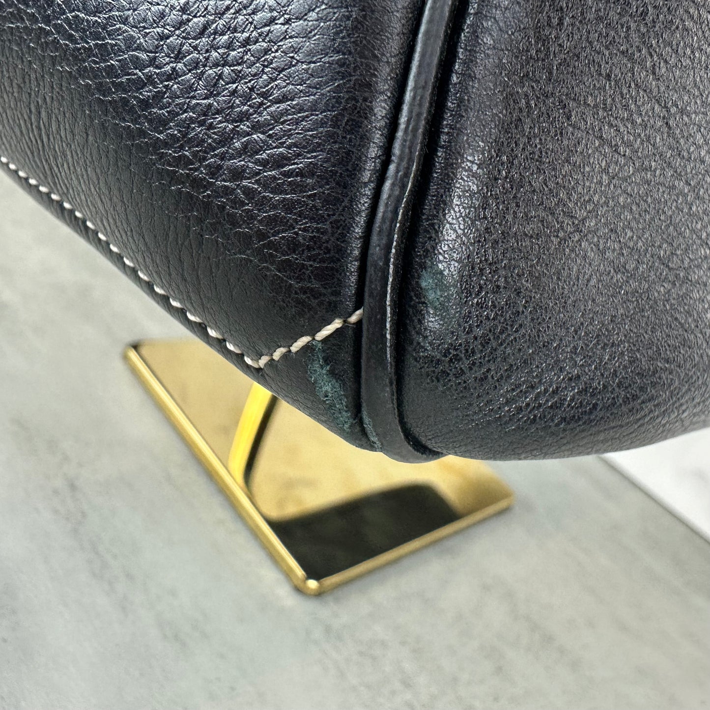 Celine Black Leather Boogie Bag
