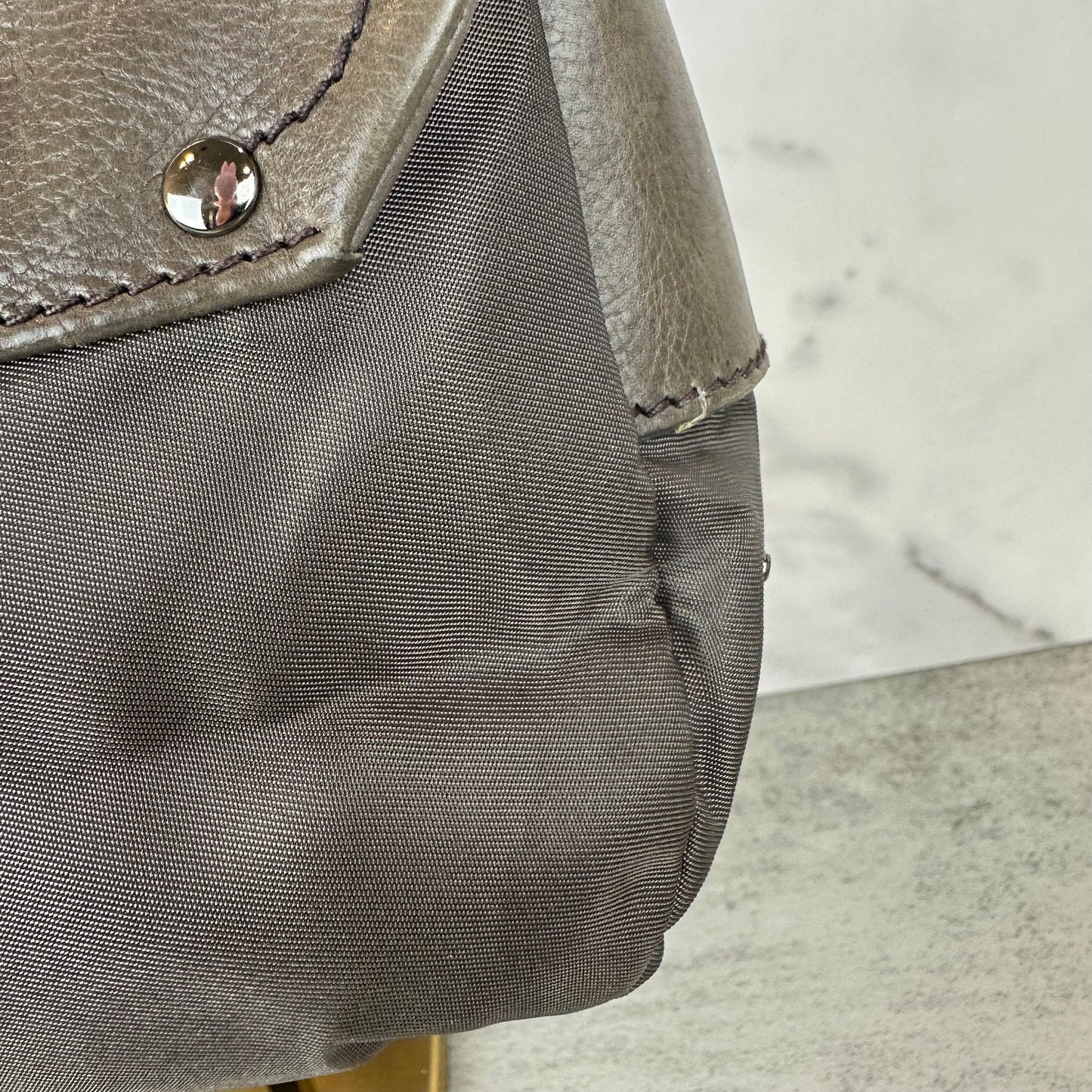 Prada Nylon and Leather Cargo Bag