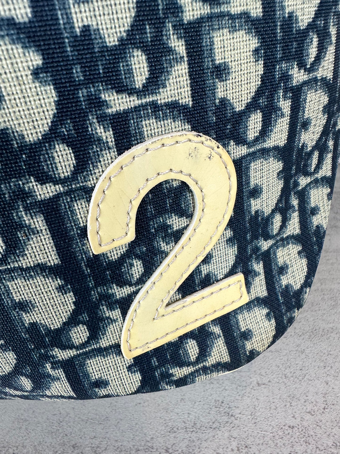Christian Dior Navy Blue Tote Bag