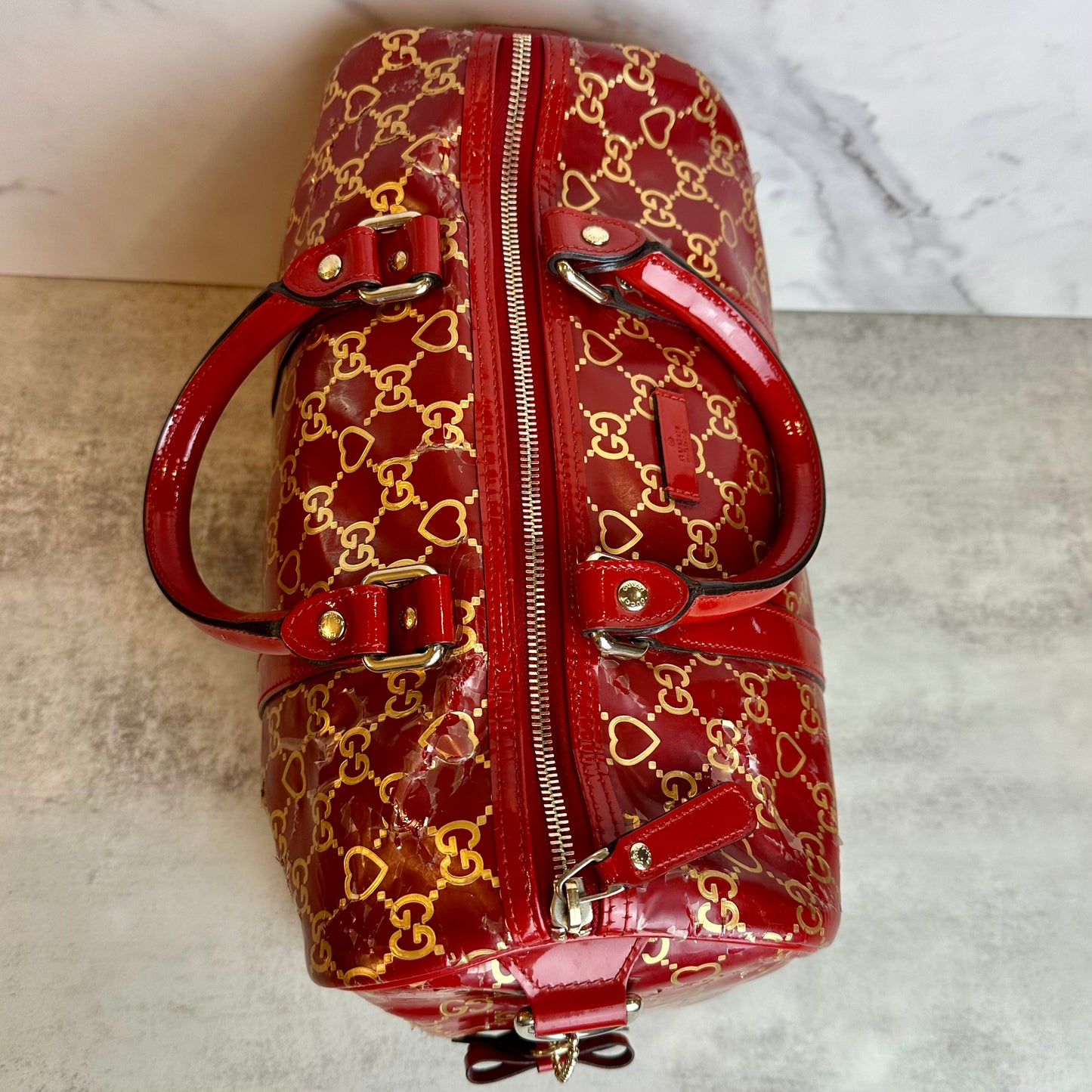 Gucci GG Valentine Medium Joy Boston Bag