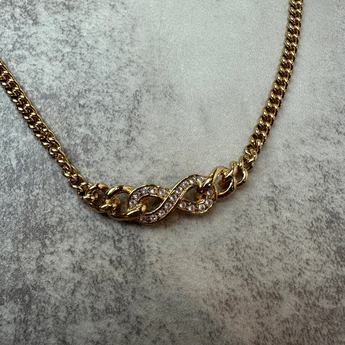 Vintage Dior Infinity Necklace