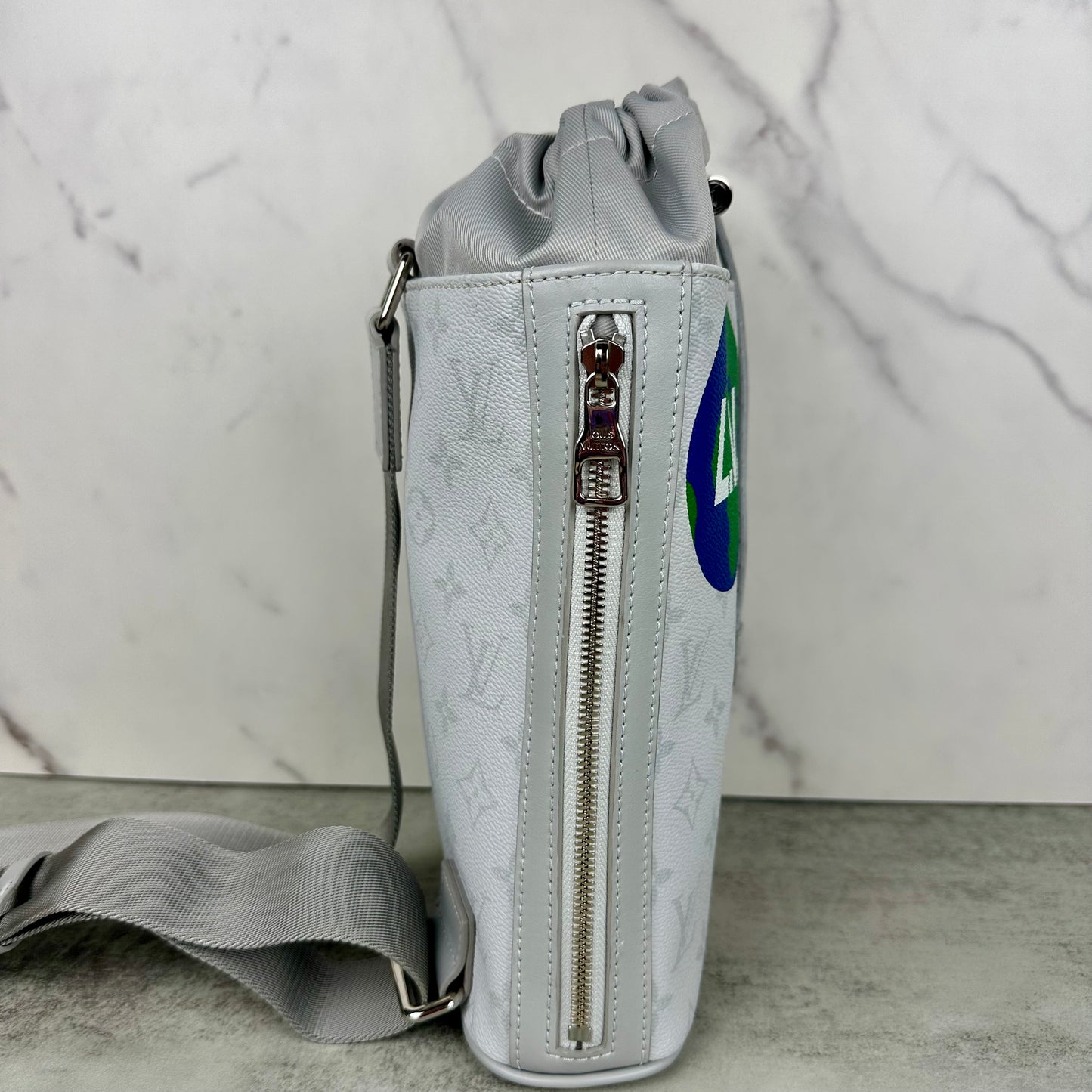 Louis Vuitton Limited Edition Monogram Chalk Sling Bag