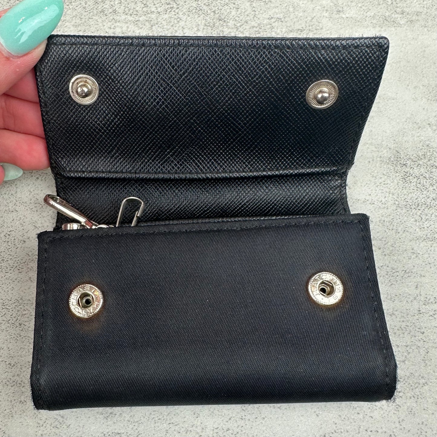 Prada Nylon 6 Key Case