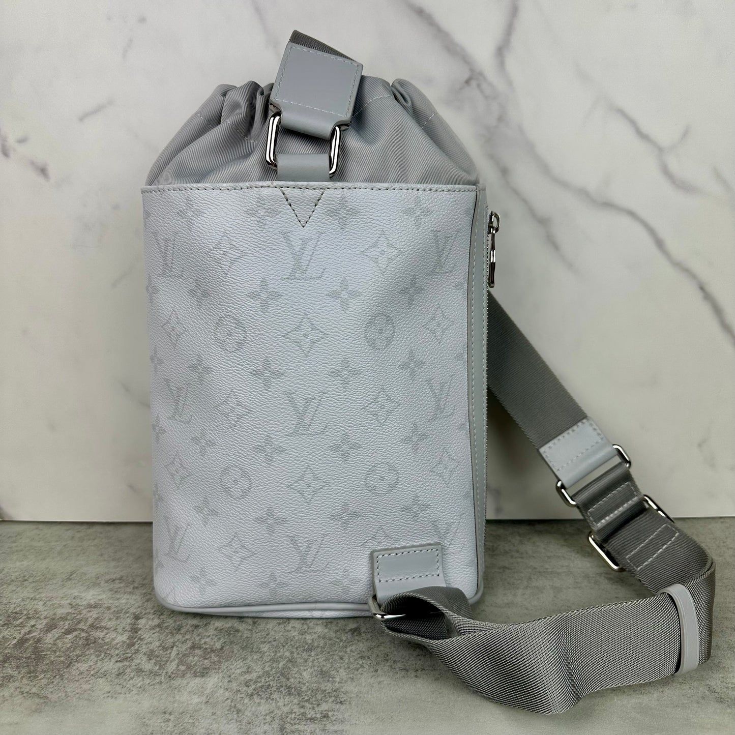 Louis Vuitton Limited Edition Monogram Chalk Sling Bag