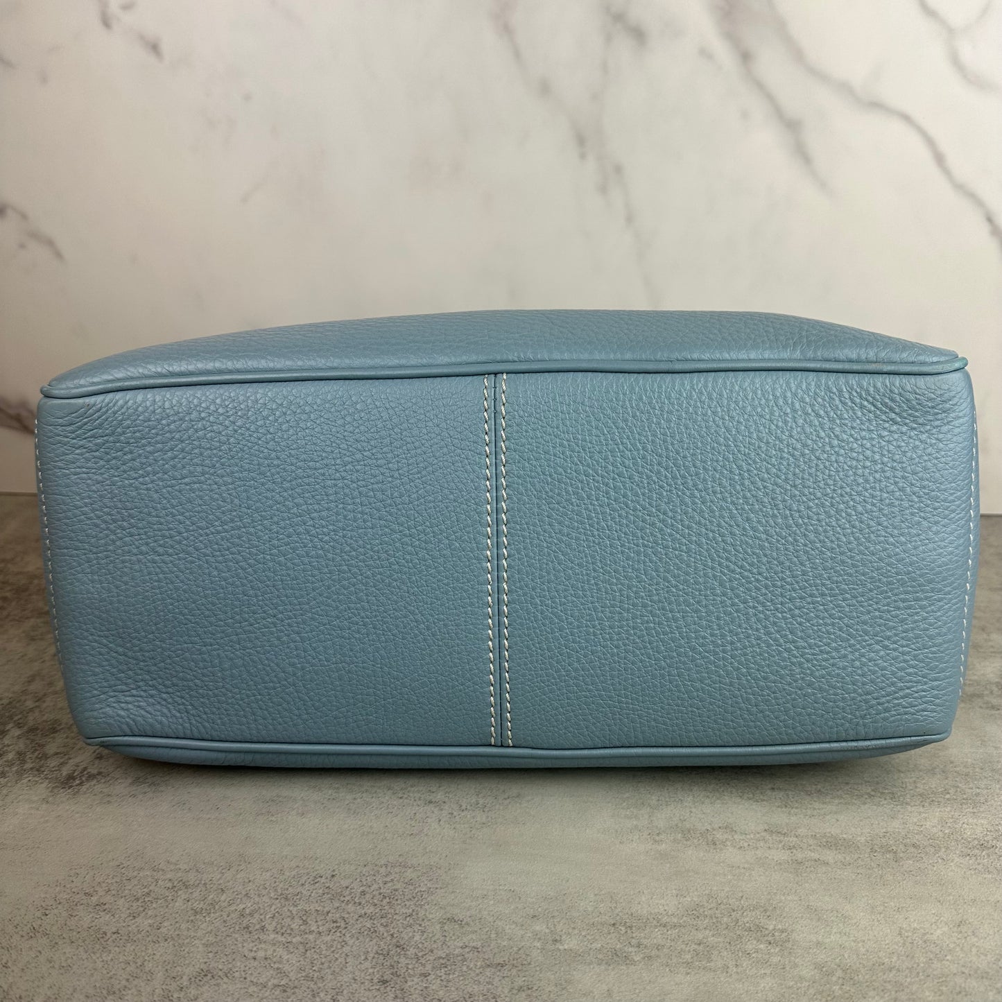 Celine Blue Leather Boogie Bag
