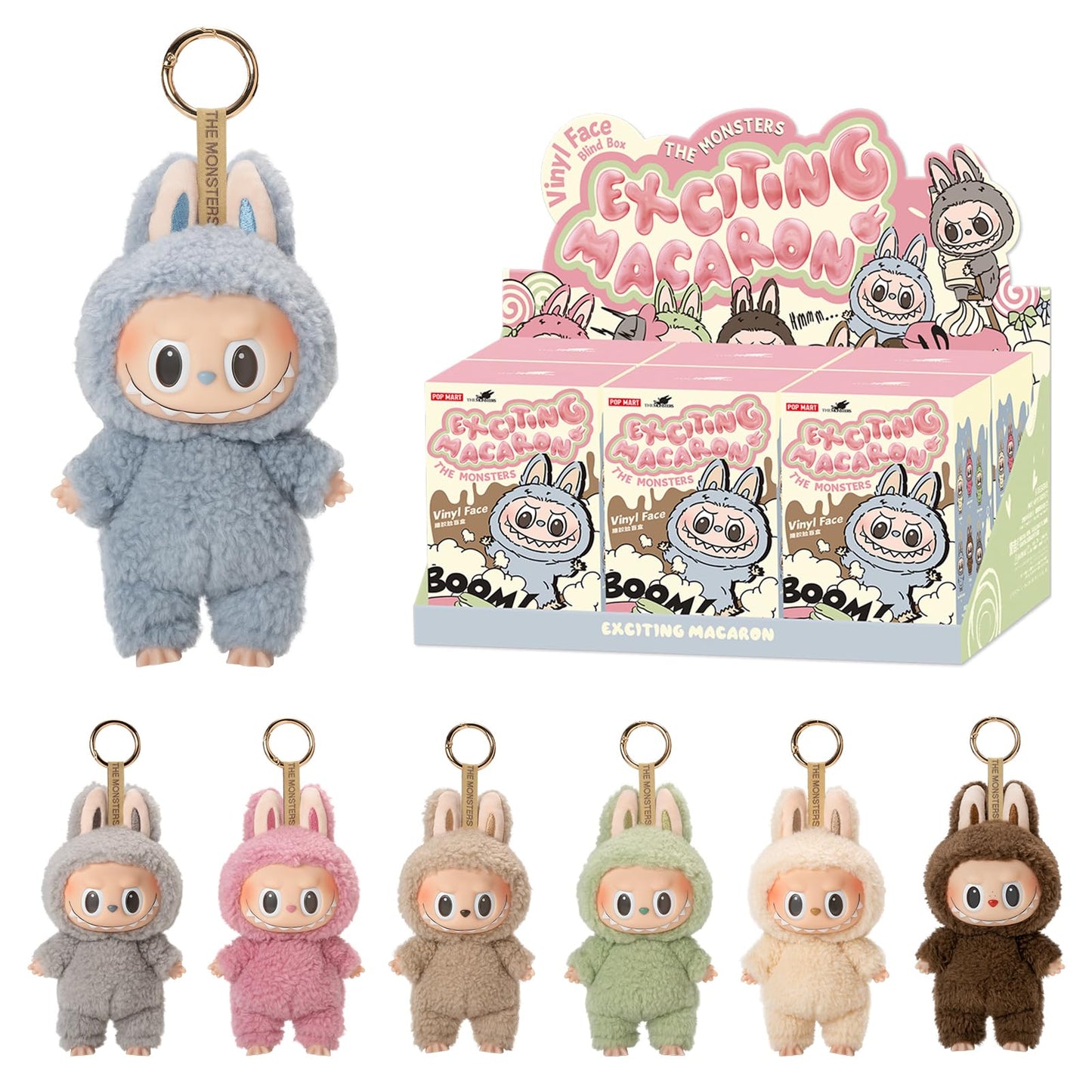 Exciting Macaron Labubu Blind Box