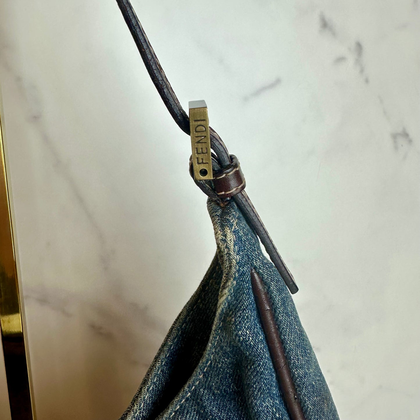 Fendi Denim Hobo Bag