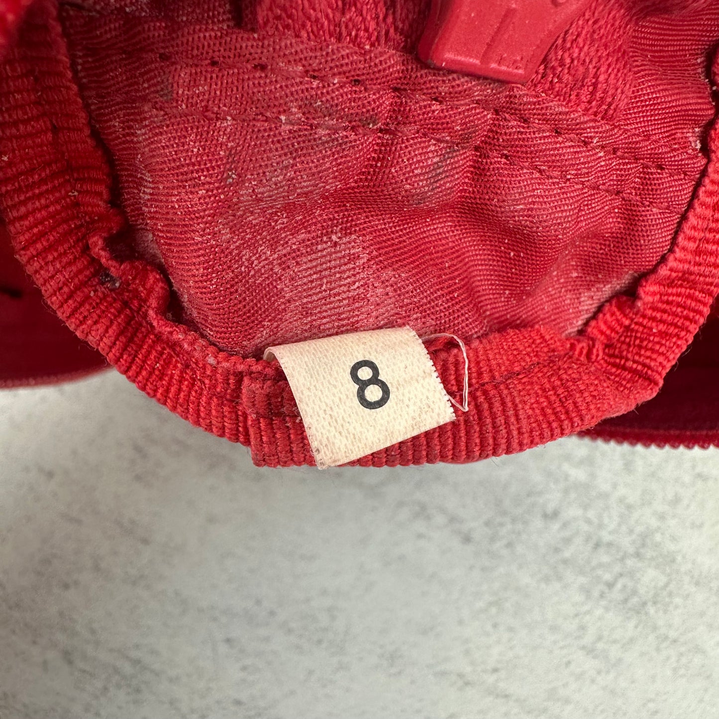 Prada Red Nylon Pouch