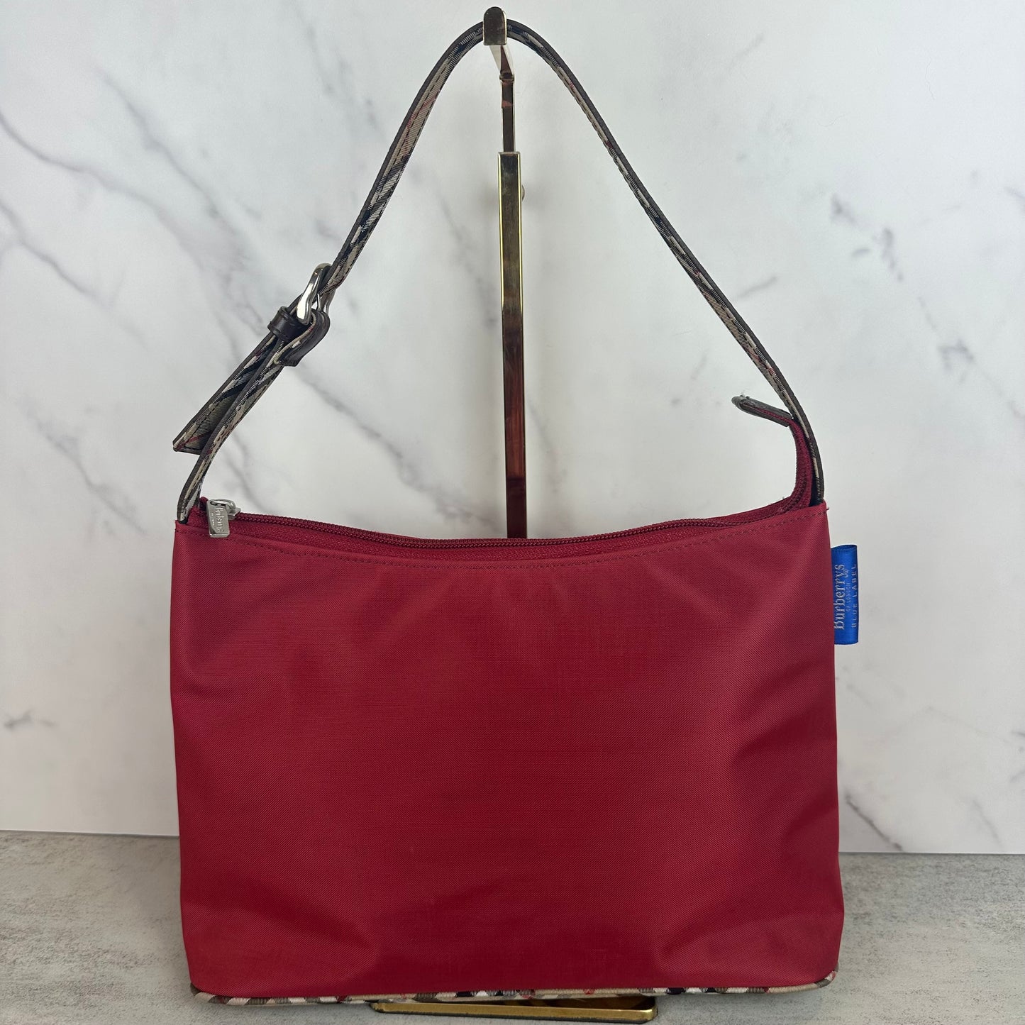 Burberry Blue Label Red Nylon Pochette