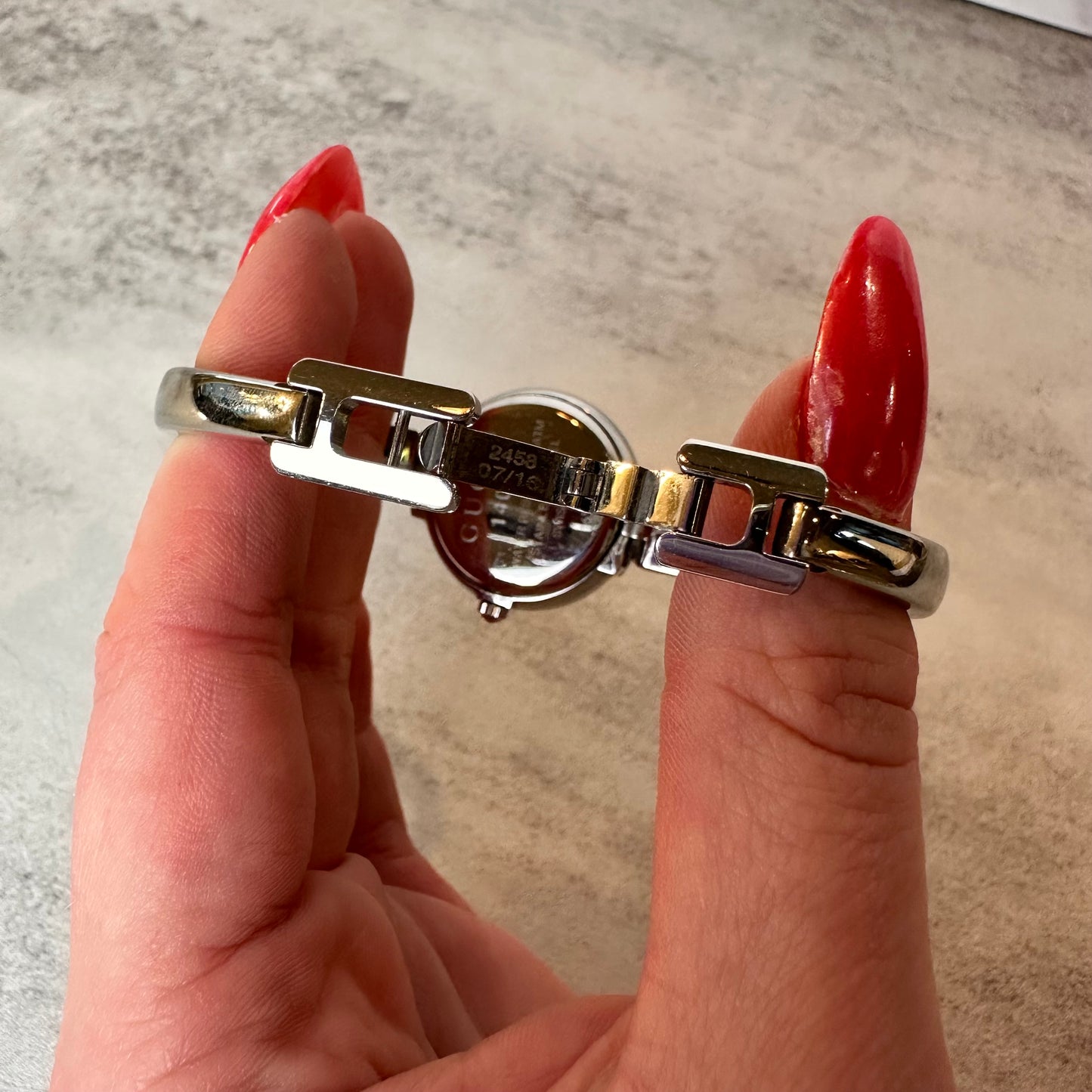 Gucci Silver Bracelet Watch