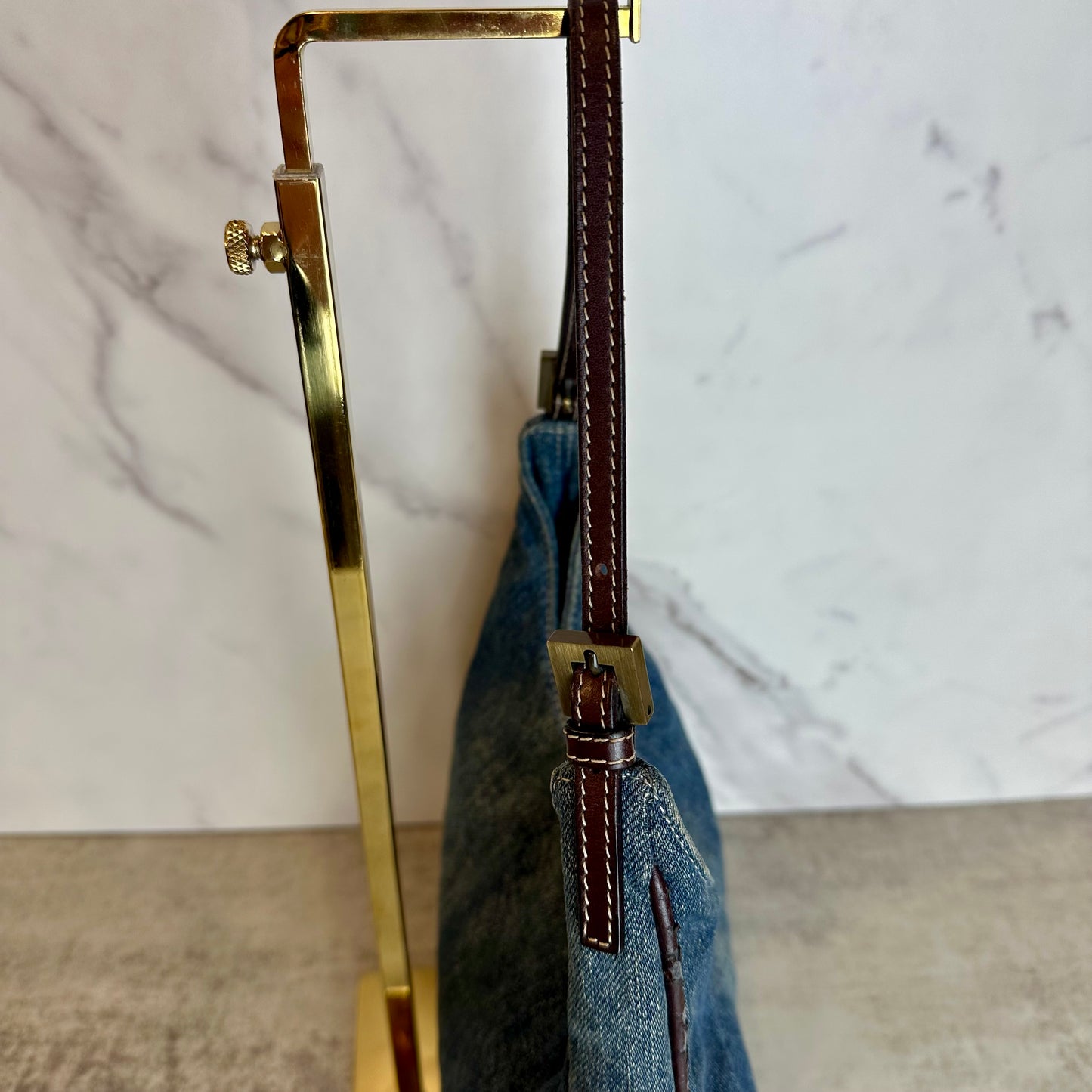 Fendi Denim Hobo Bag