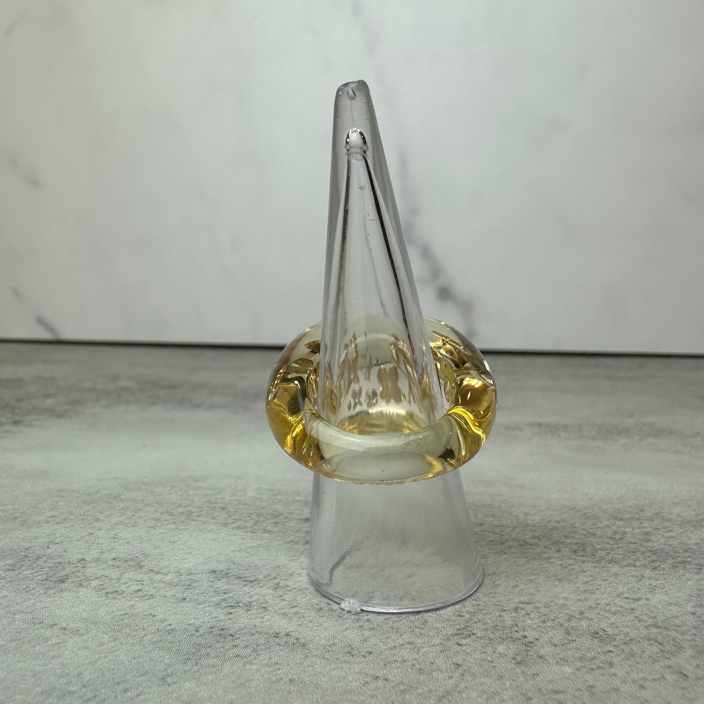 Louis Vuitton Resin Inclusion Dome Ring Size 5