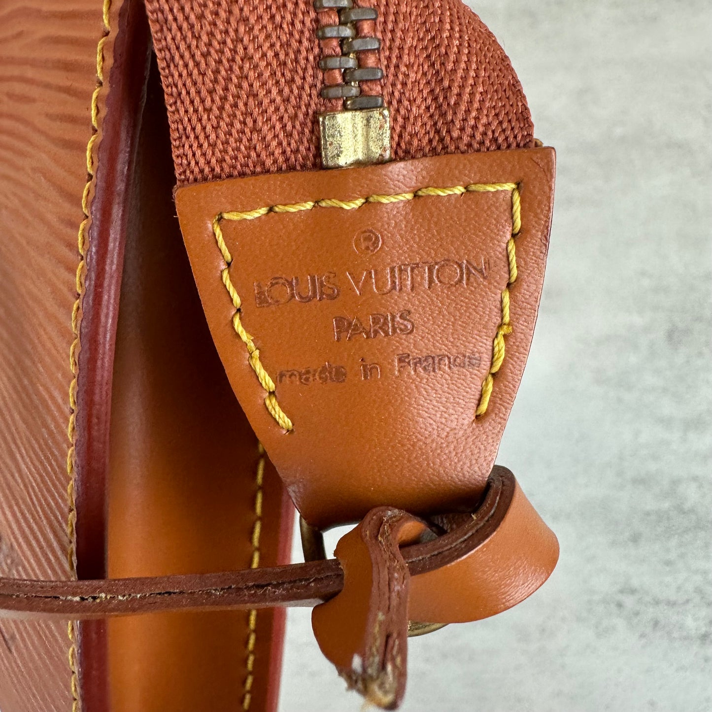 Louis Vuitton Brown Epi Leather Pochette