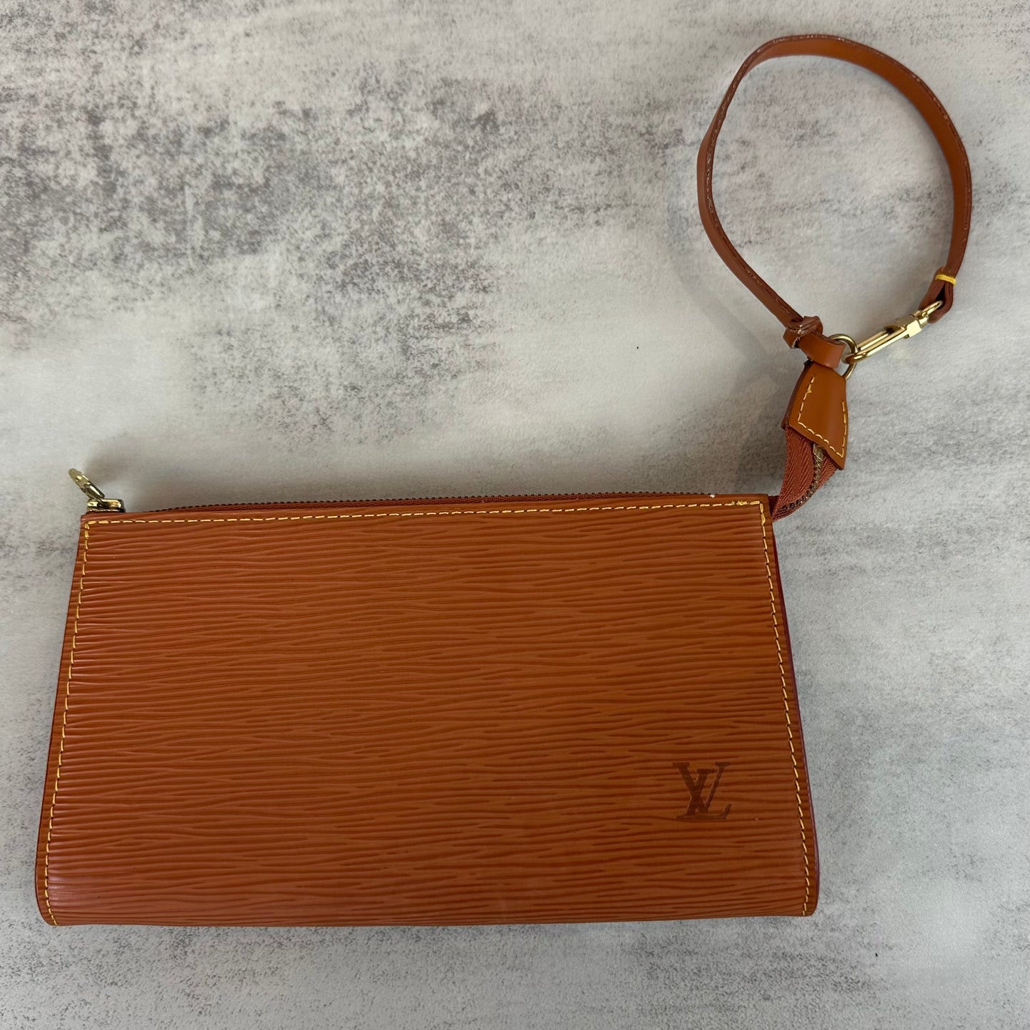 Louis Vuitton Brown Epi Leather Pochette