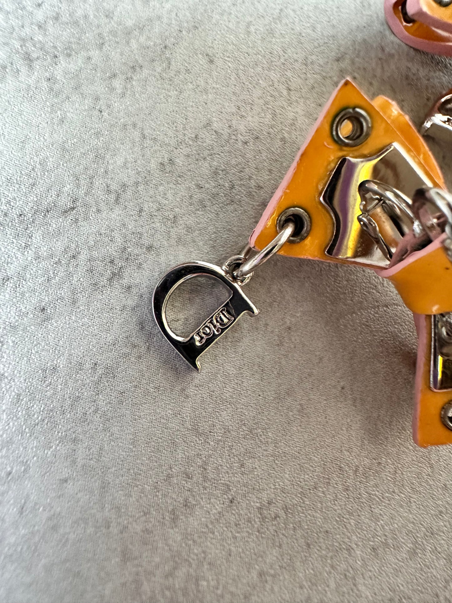 Dior Leather Bow Earrings