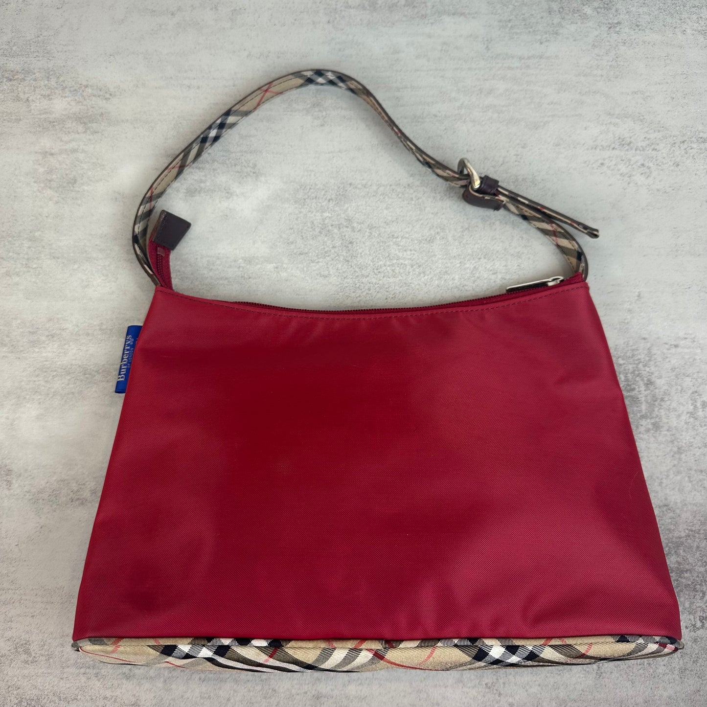 Burberry Blue Label Red Nylon Pochette