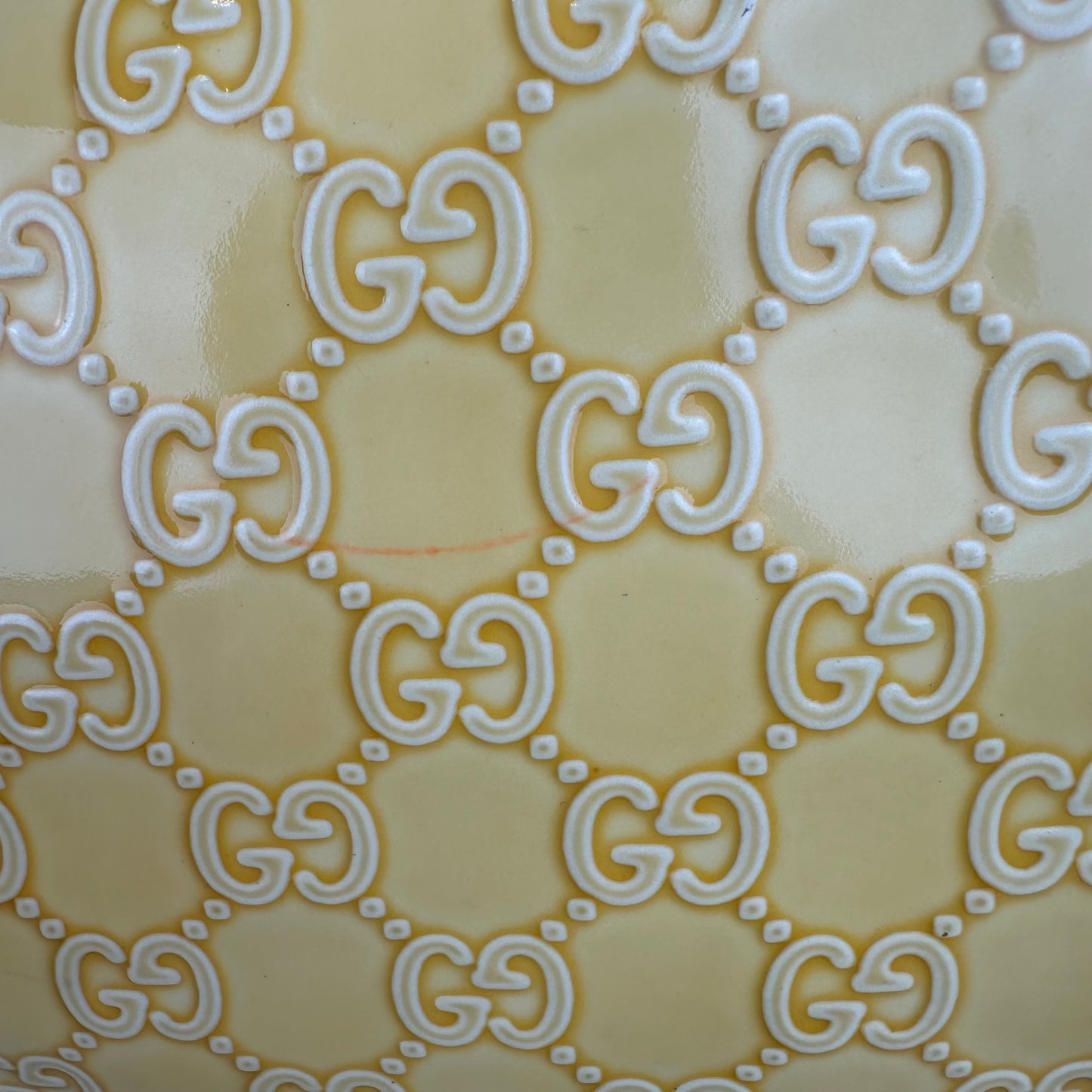 Vintage Gucci Yellow GG Abbey Tote