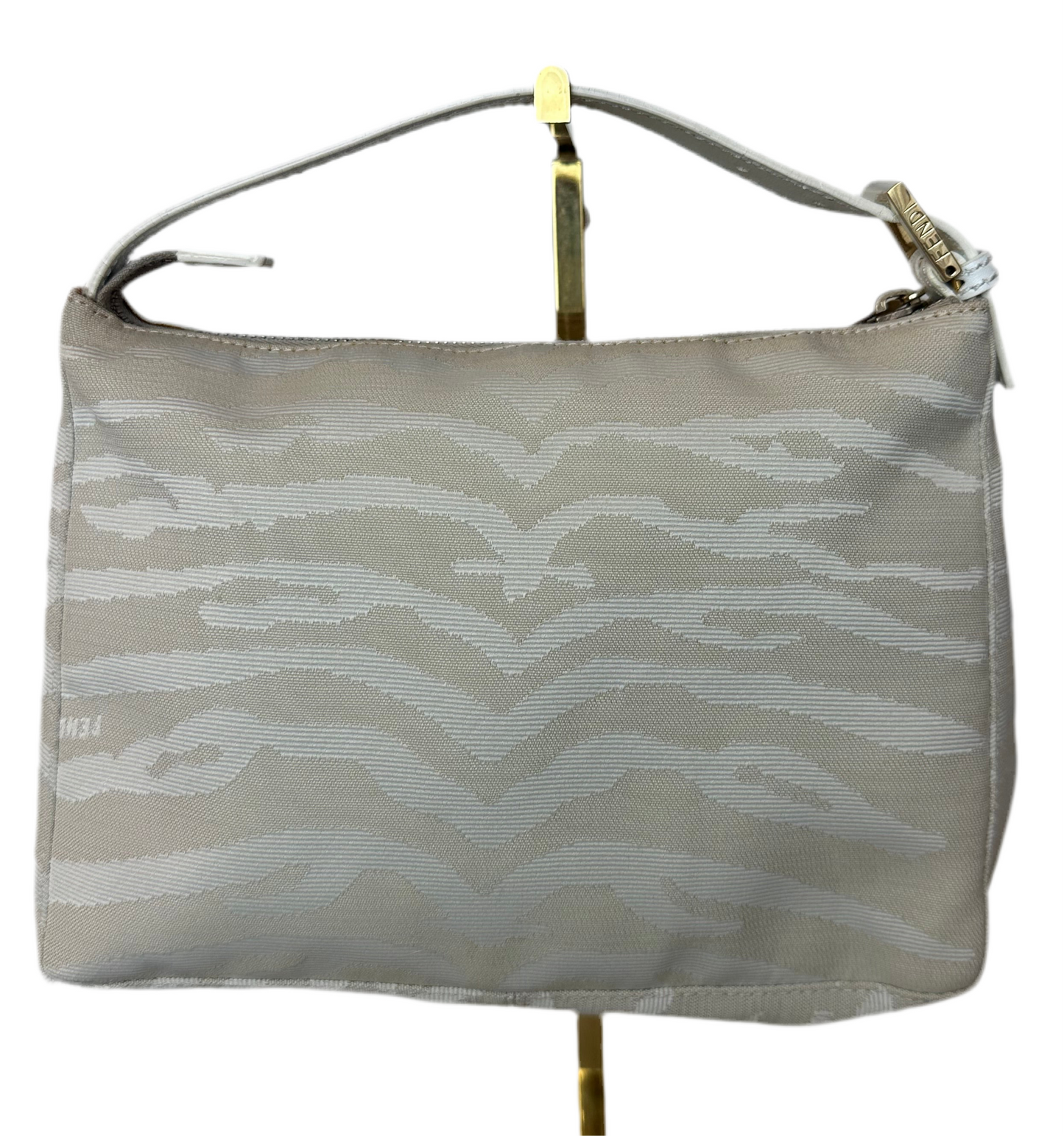 Fendi Tiger Print Beige Pochette