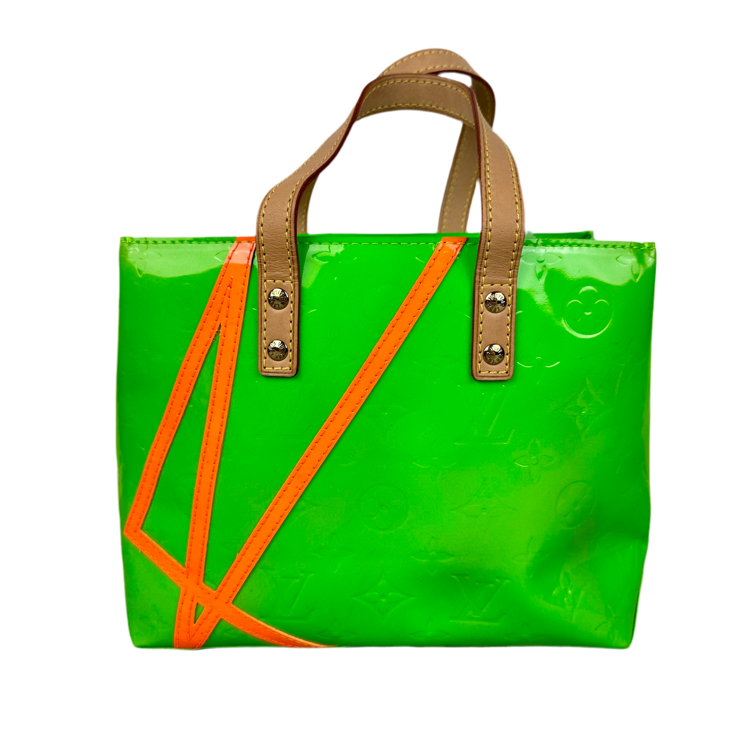 Louis Vuitton Green Vernis Reade PM Limited Edition Robert Wilson