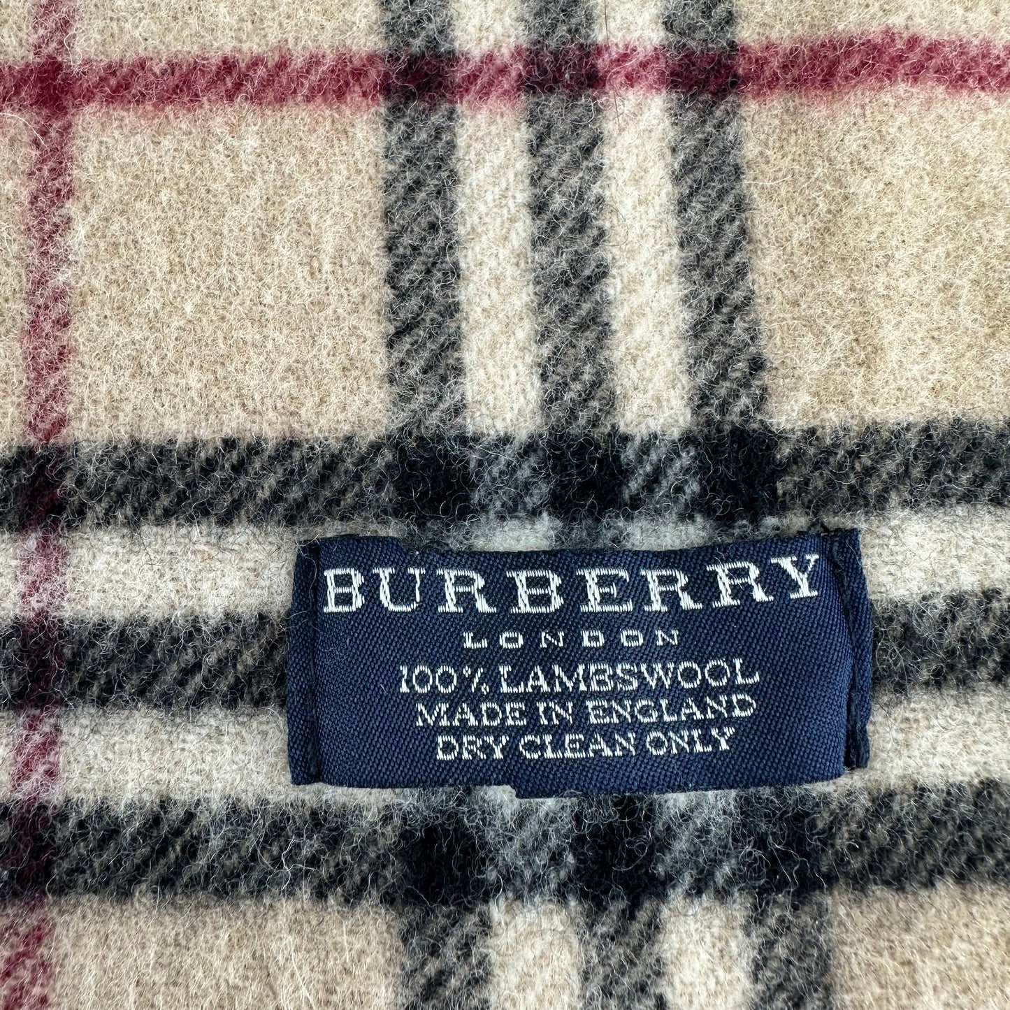 Burberry Lambswool Nova Check Scarf