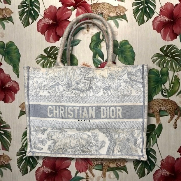 Dior Medium Dioriviera Toile De Jouy Book Tote