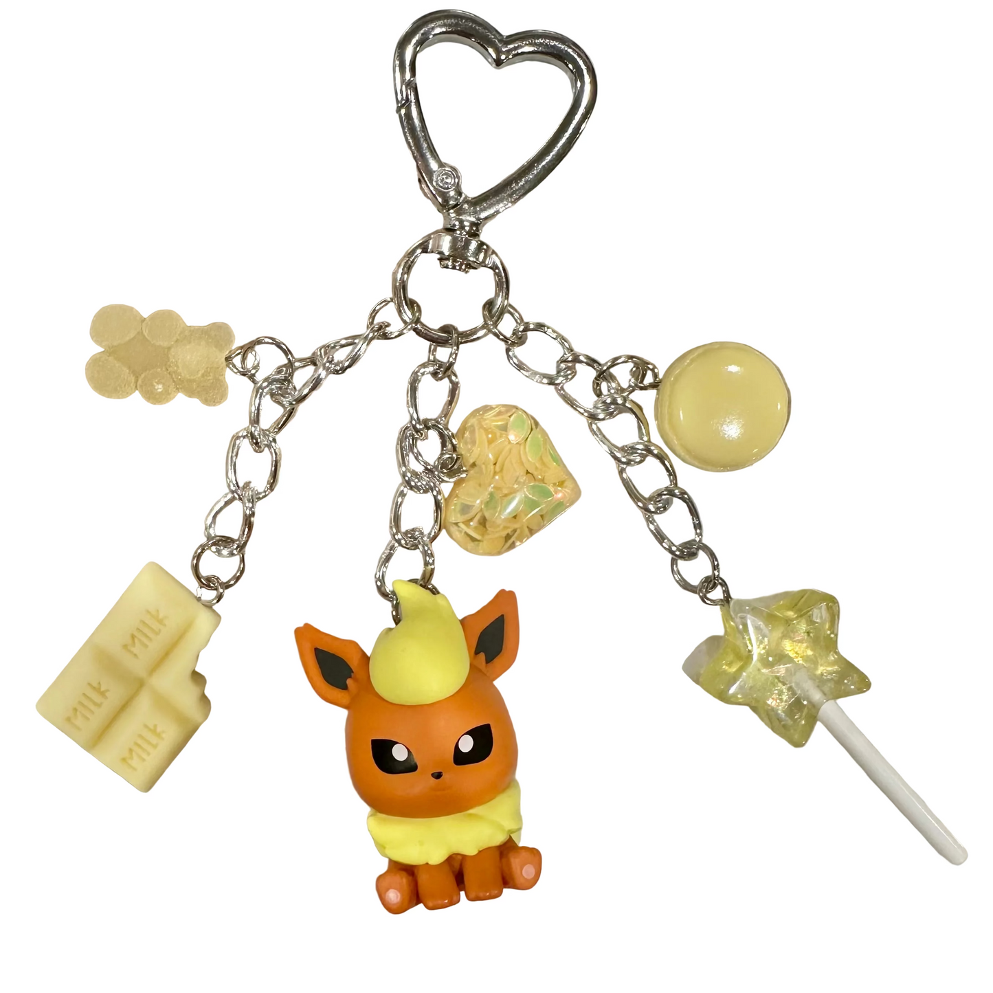 Flareon Pokemon Vinyl Figure Mini Charm