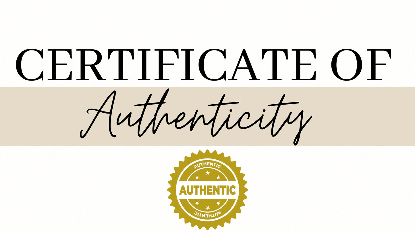 Certificate Of Authenticity