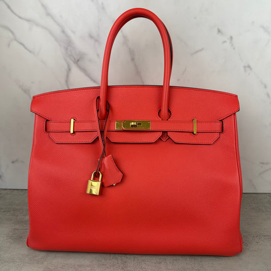 Hermès Rose Jaipur Epsom Birkin 35