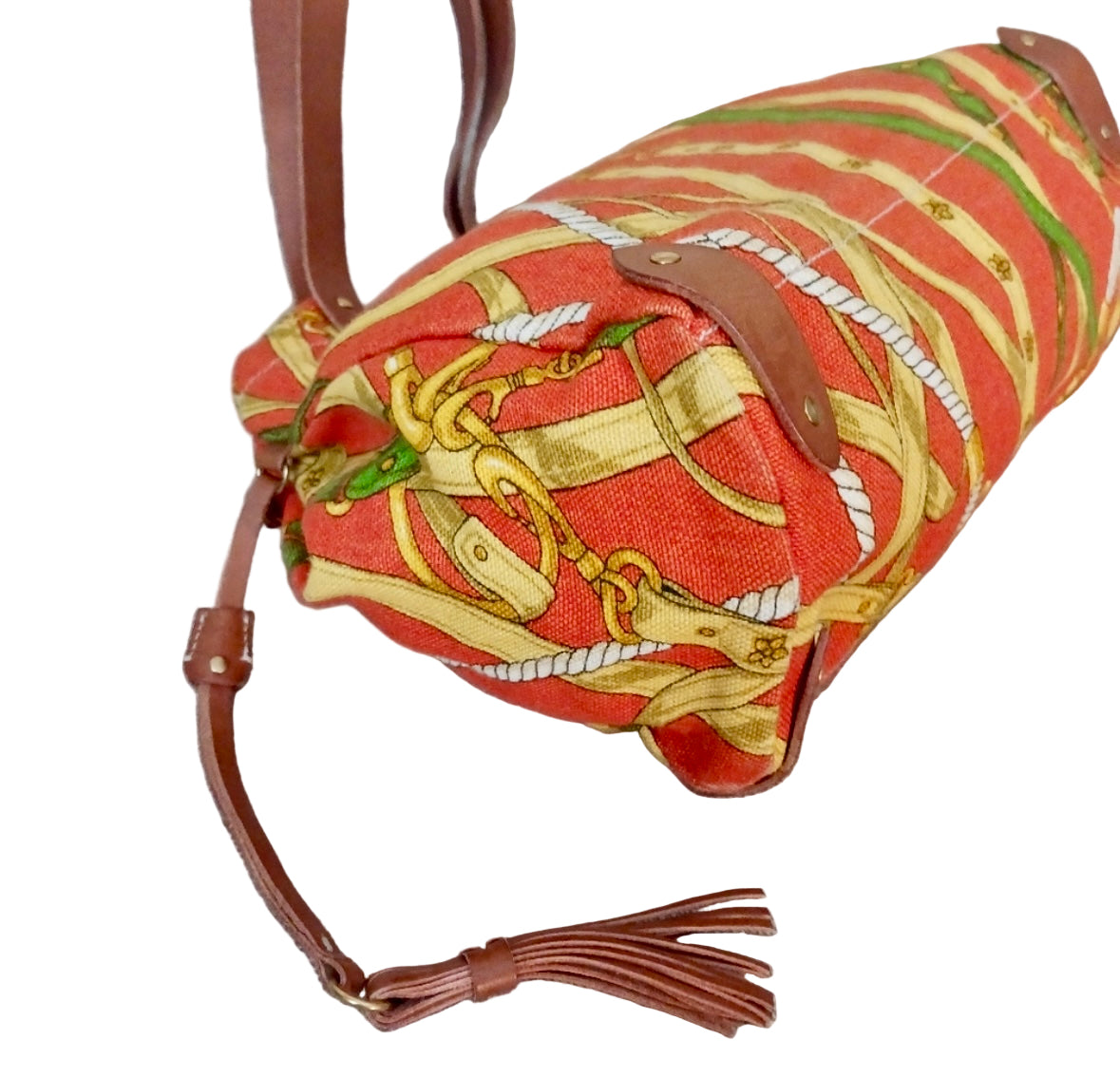 Miu Miu Printed Canvas Shoulder Bag