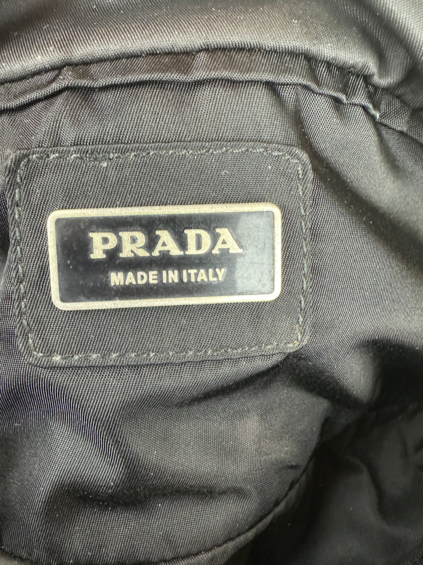 Prada Black Nylon Belt Bag