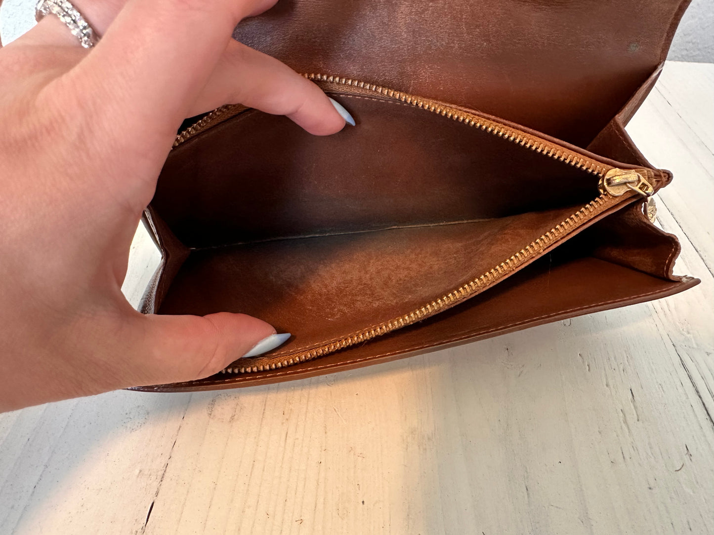 Louis Vuitton Bronze Vernis Long Wallet