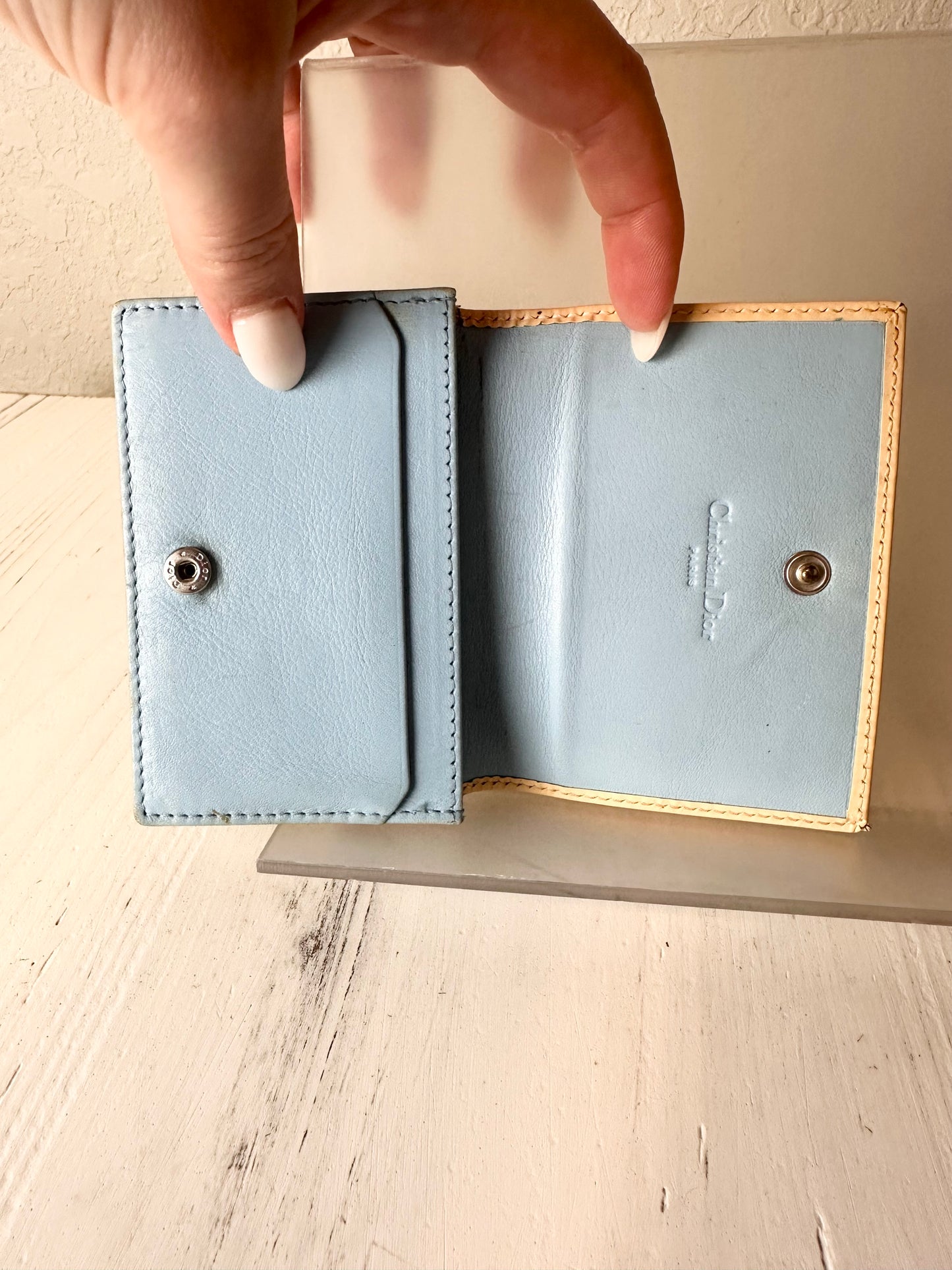 Dior Trotter Snap Card Wallet