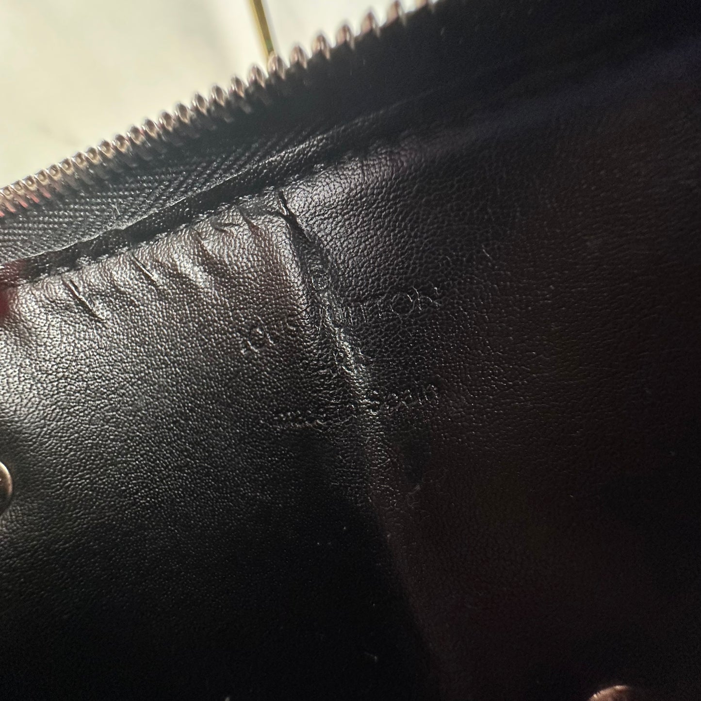 Louis Vuitton Black Monogram Vernis Flower Appliqué Lexington Pochette
