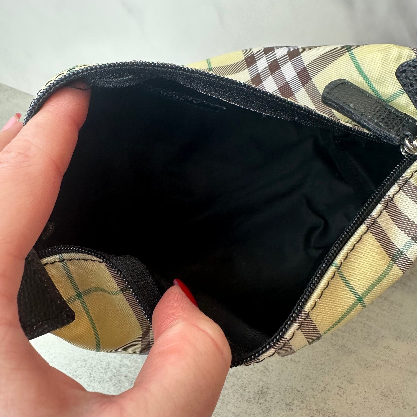 Burberry Green Novacheck Pochette