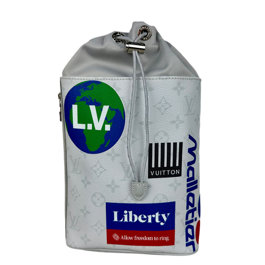 Louis Vuitton Limited Edition Monogram Chalk Sling Bag