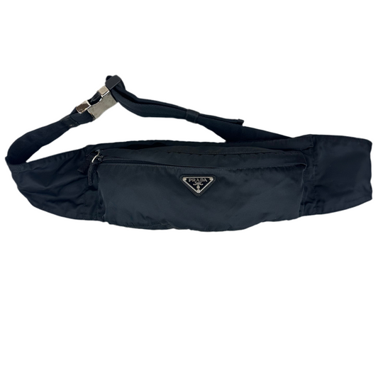 Prada Black Nylon Belt Bag