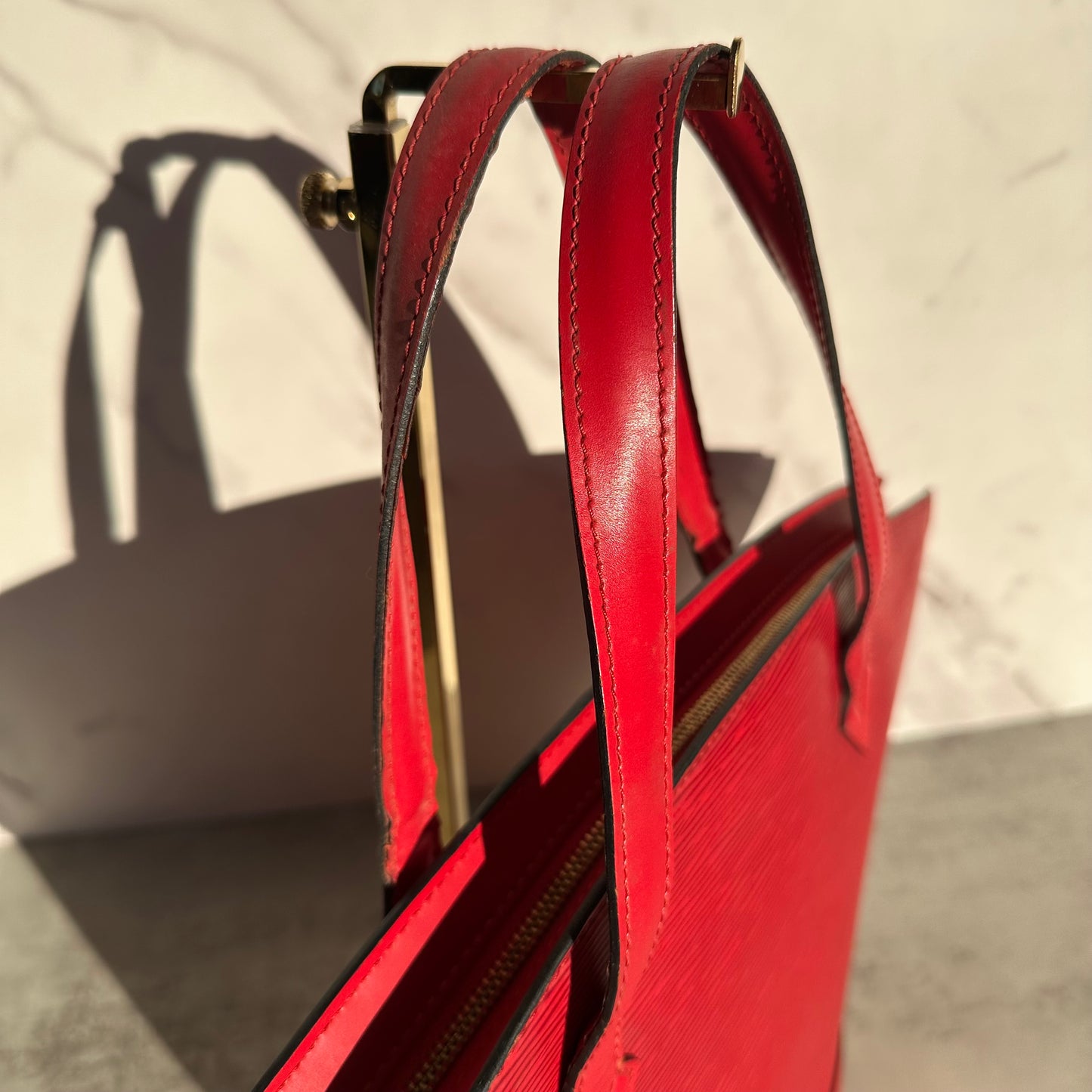 Louis Vuitton Epi Saint Jacques PM Castillan Red