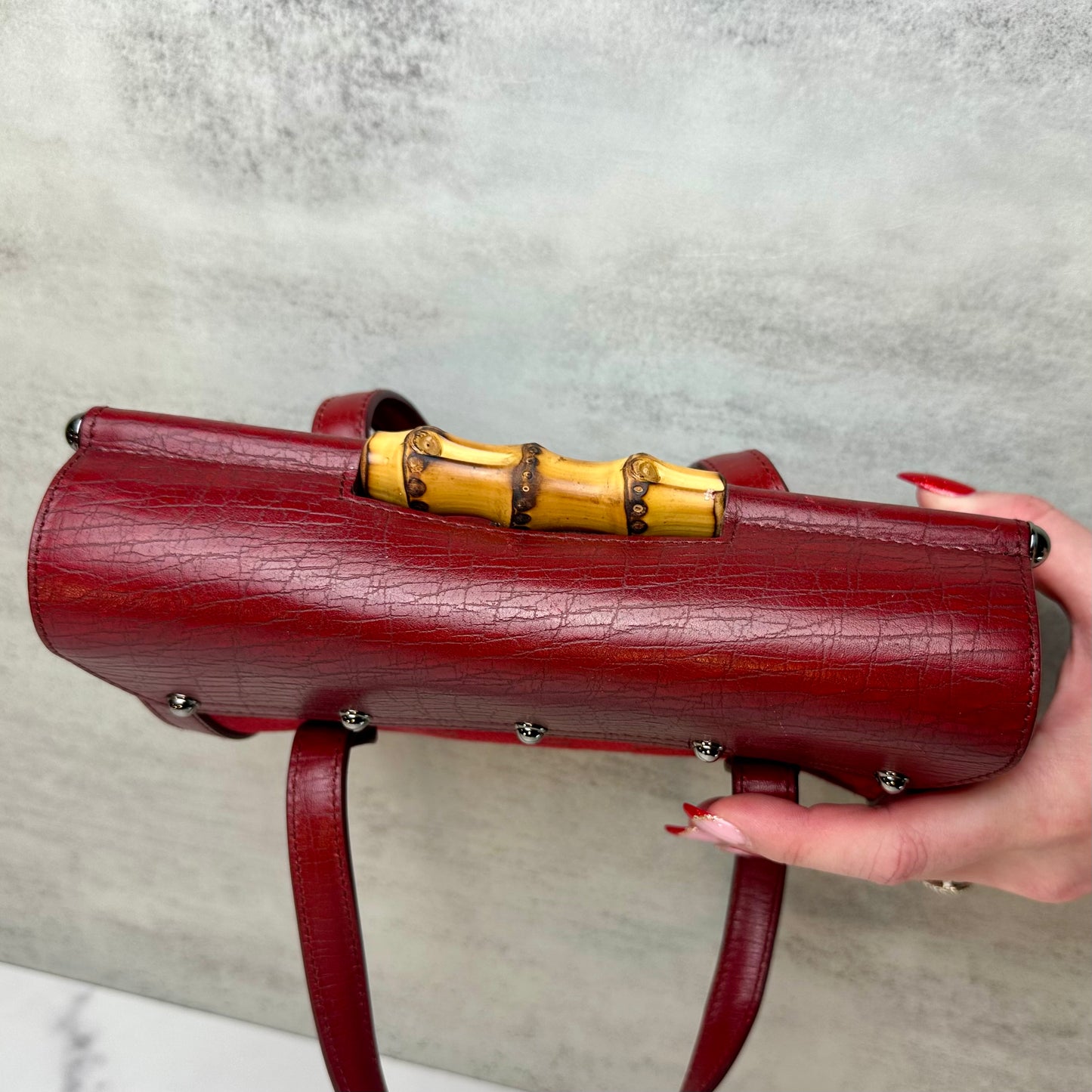 Gucci Mini Bamboo Bullet Bag