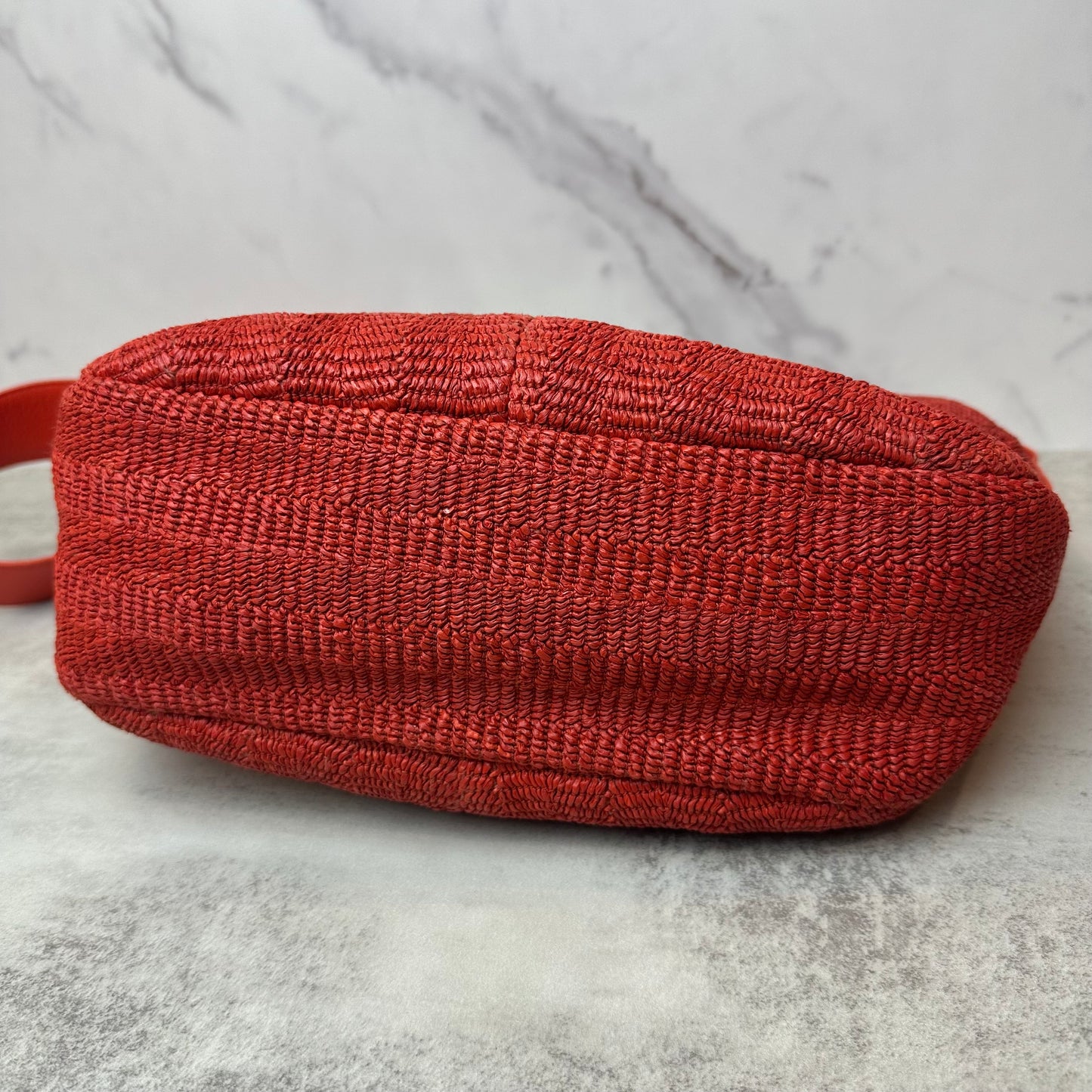 RARE Vintage Loewe Raffia Scarf Summer Resort Bag