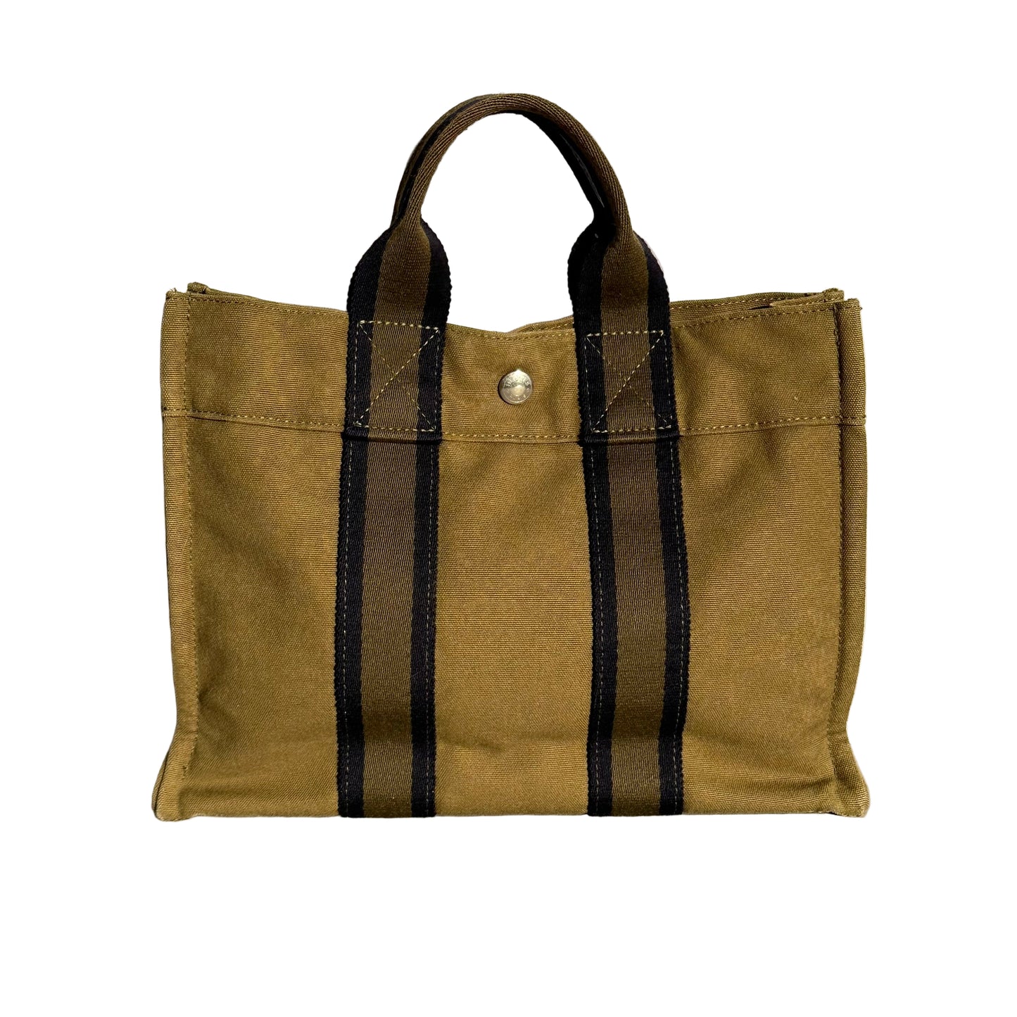 Hermès Green Toile Fourre-Tout PM